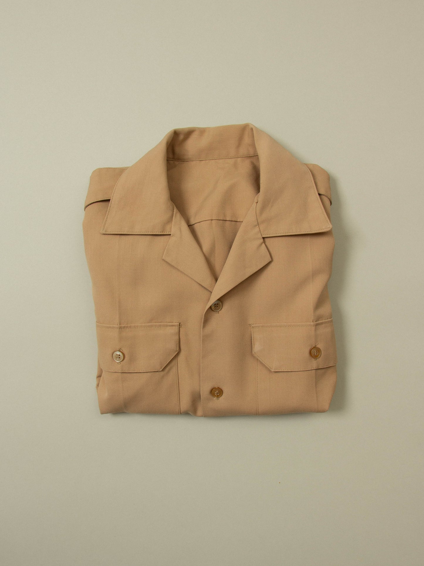 Vtg US Army Short Sleeve Officer Shirt (S)