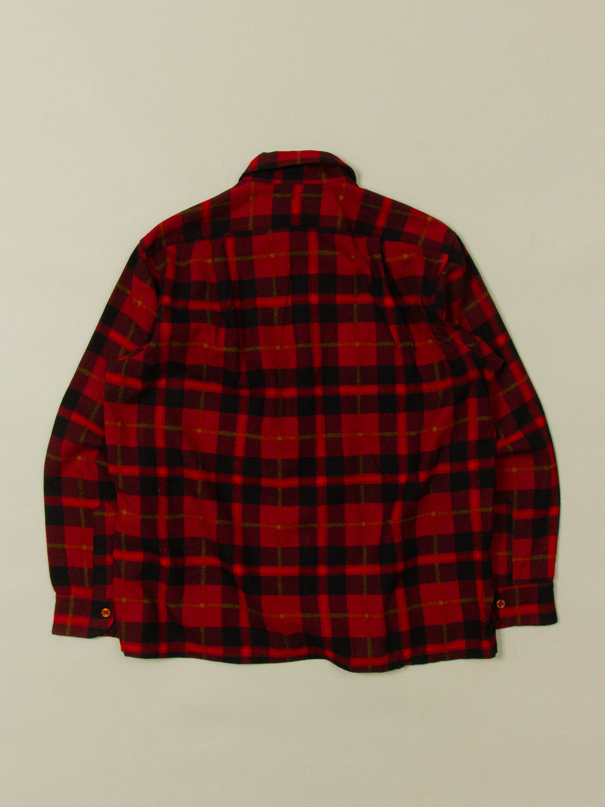 Vtg 1960s Pendleton Flannel Wool Shirt – Made in USA (L)