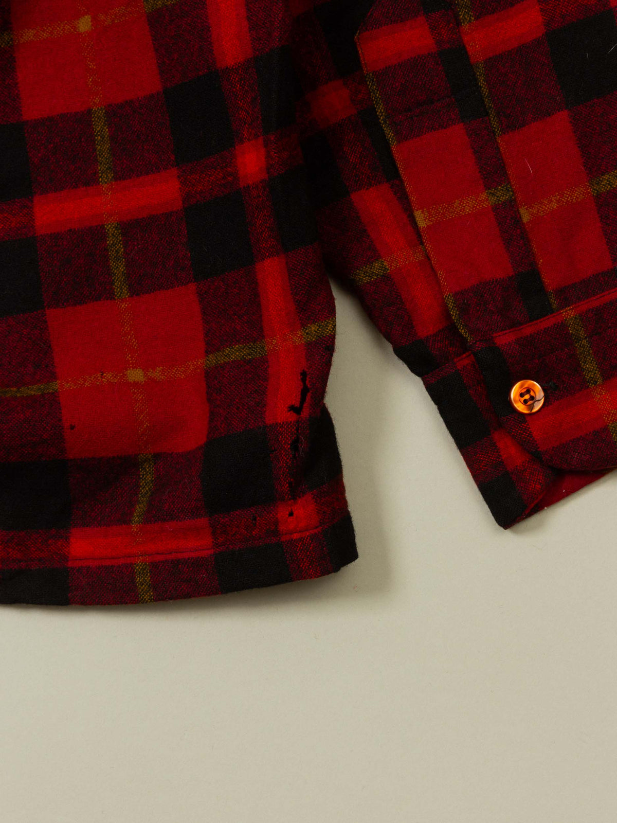Vtg 1960s Pendleton Flannel Wool Shirt – Made in USA (L)