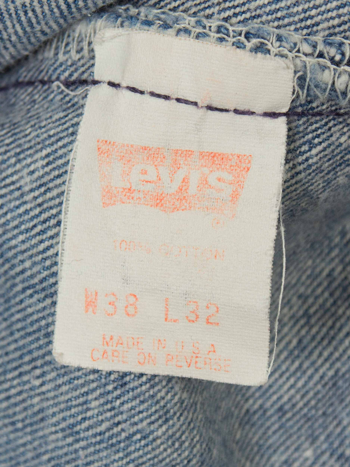 Vtg 1980s Levi's 501 Jeans - Made in USA (38x28)