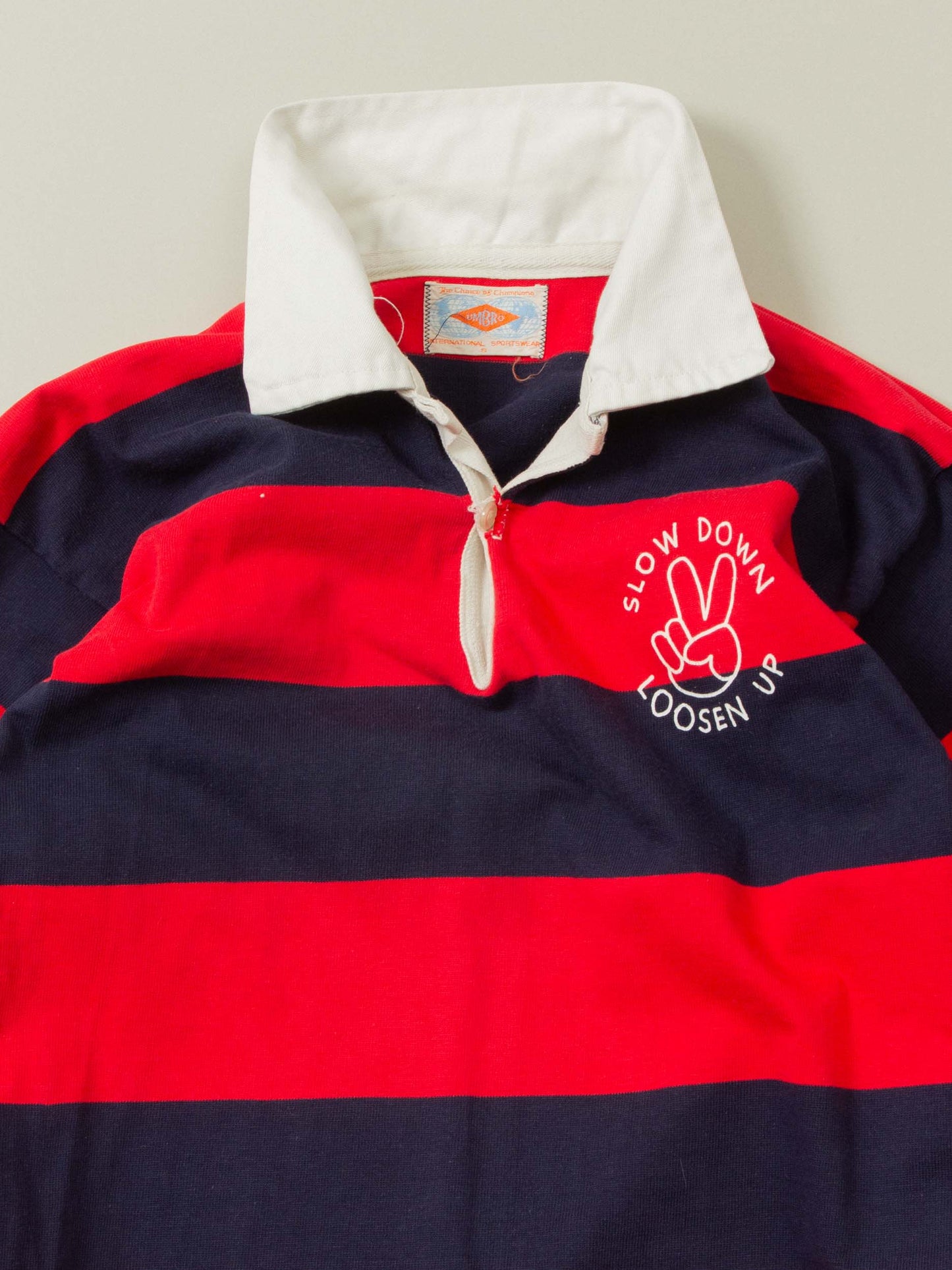 Vtg 1970s Umbro Rugby Shirt (S)