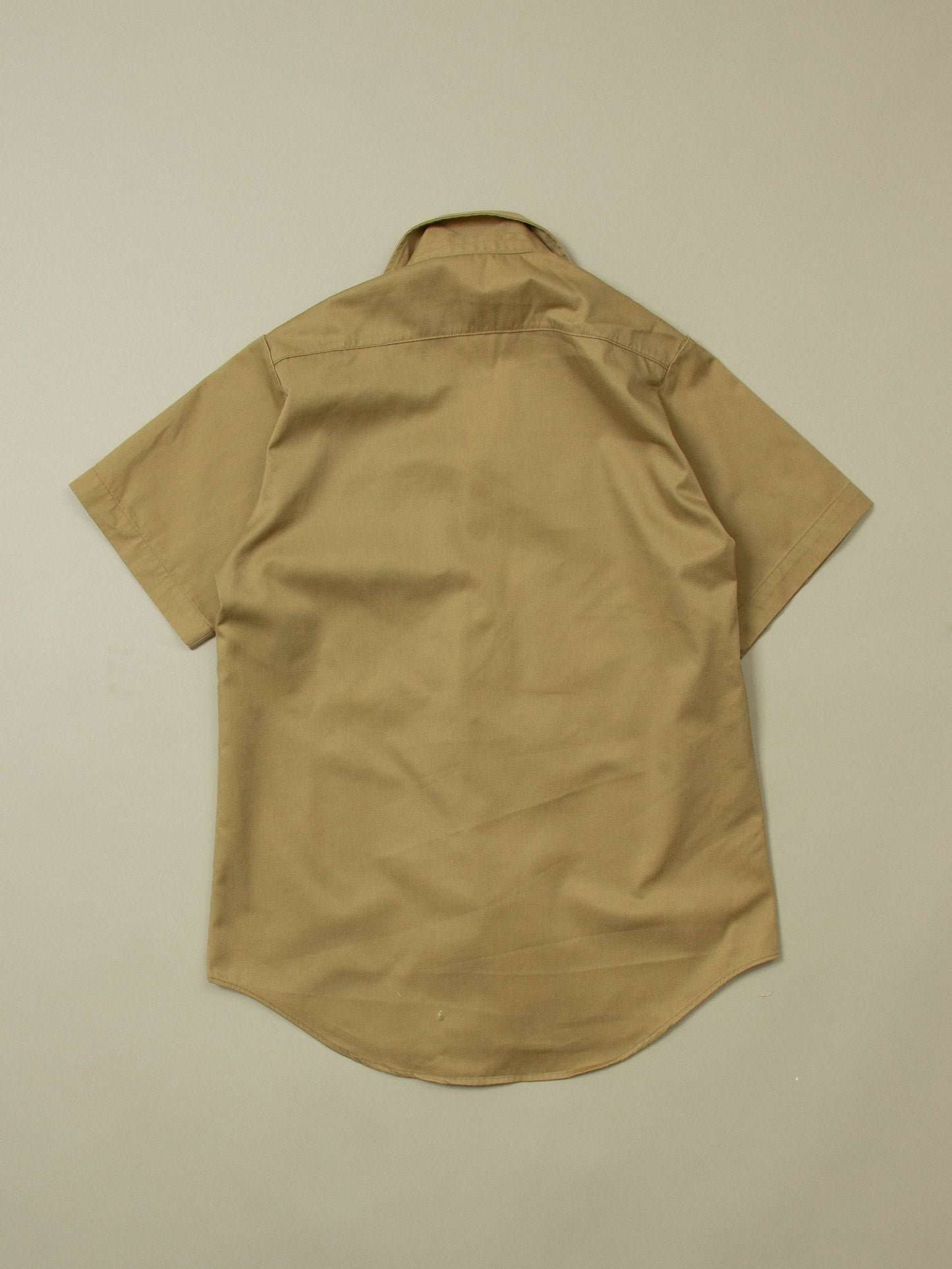 Vtg 1970s US Army Short Sleeve Officer Shirt (S)
