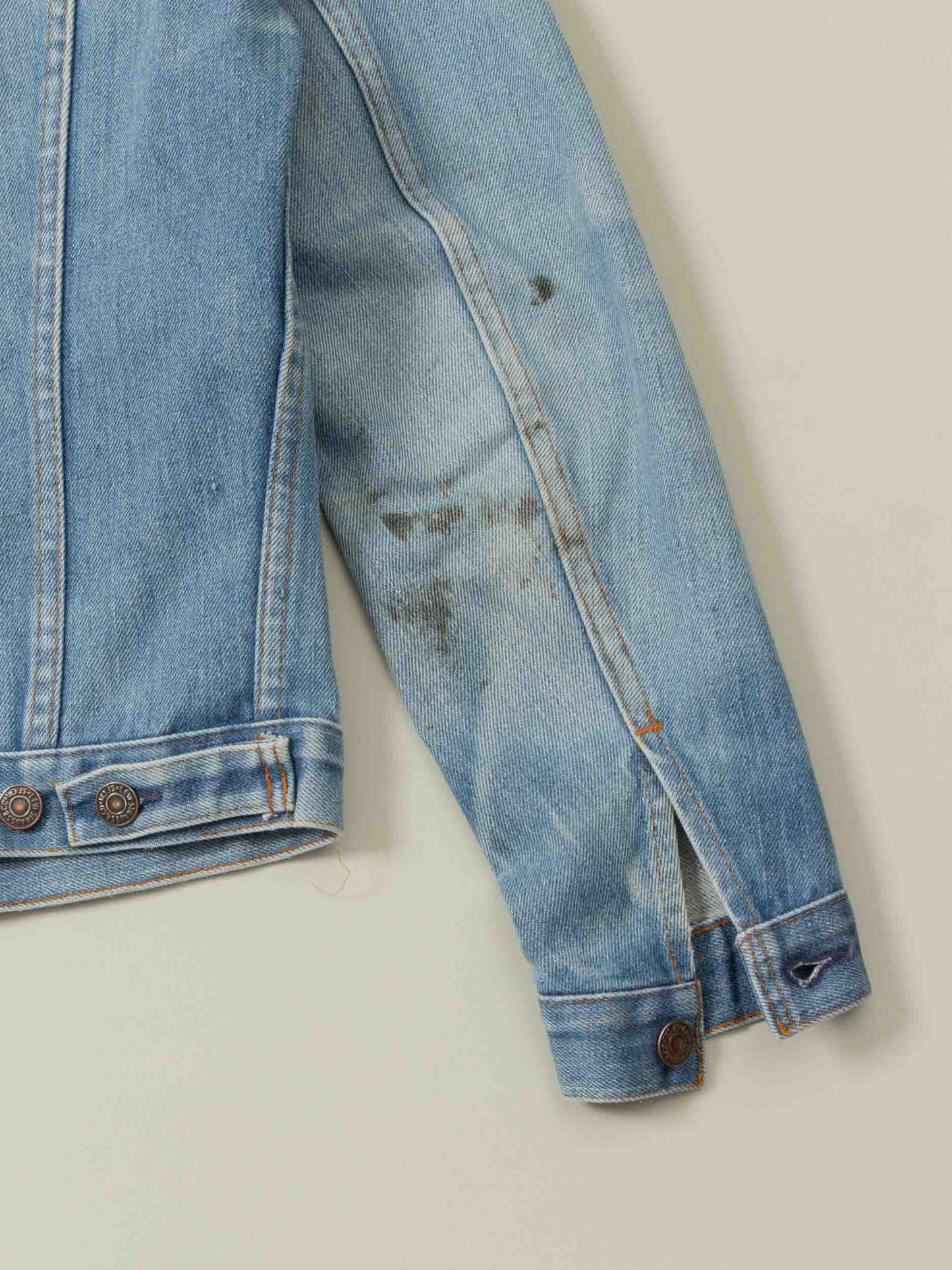 Vtg 1980s Levi's Denim Jacket - Made in USA (S)