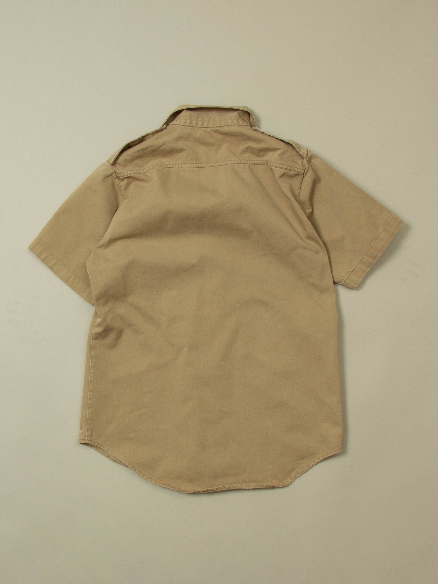 Vtg 1960s US Army Short Sleeve Officer Shirt (S)