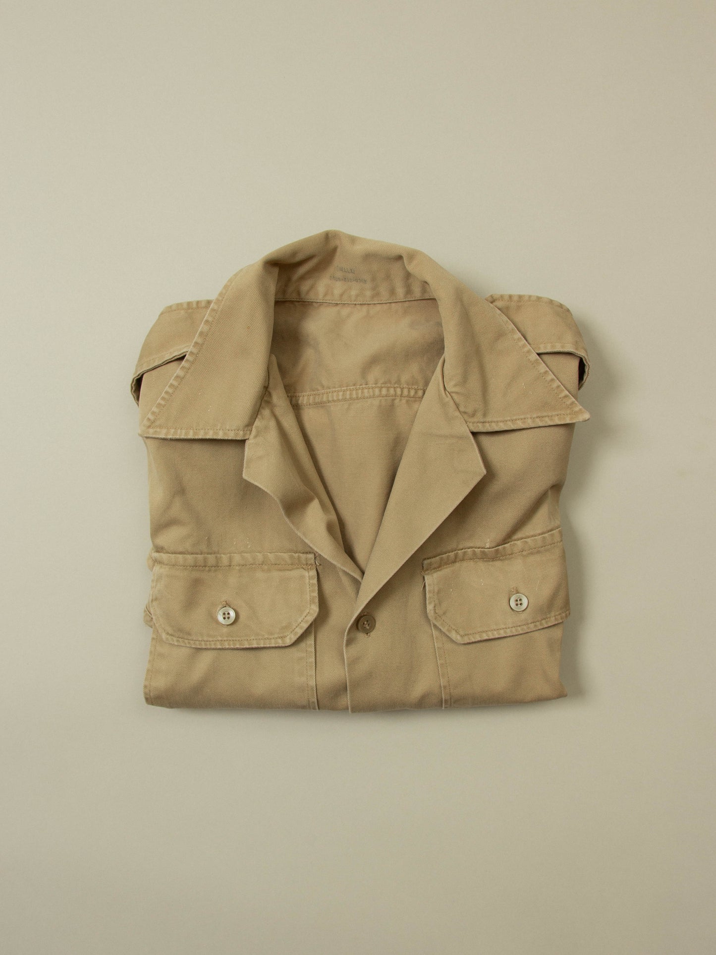 Vtg 1960s US Army Short Sleeve Officer Shirt (S)
