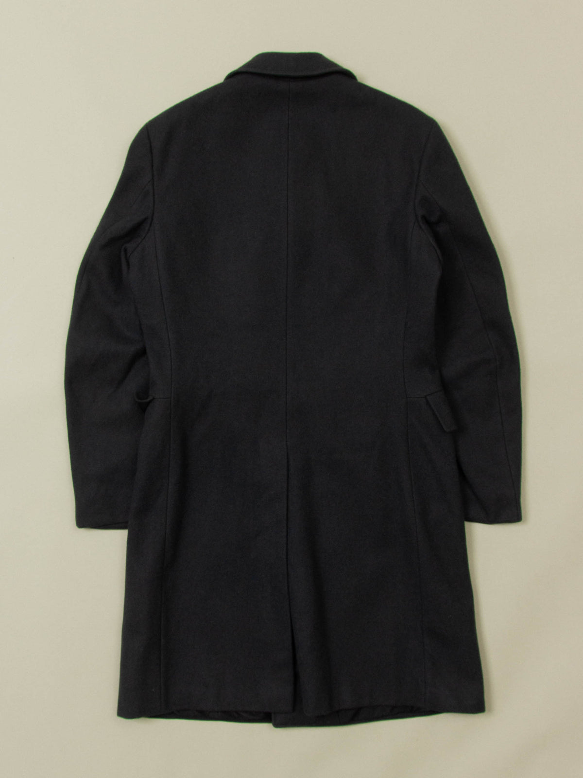 Vtg 1960s Swedish Navy Officer's Wool Coat (M)