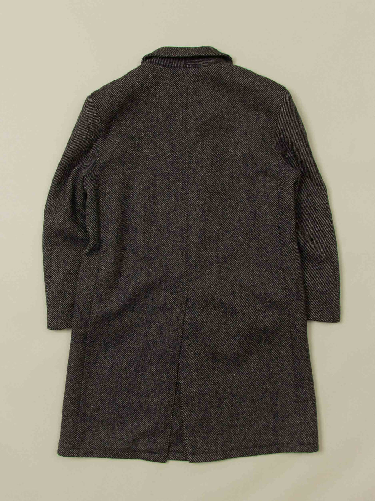 Vtg 1980s Single Breasted Wool Coat – Made in UK (M)