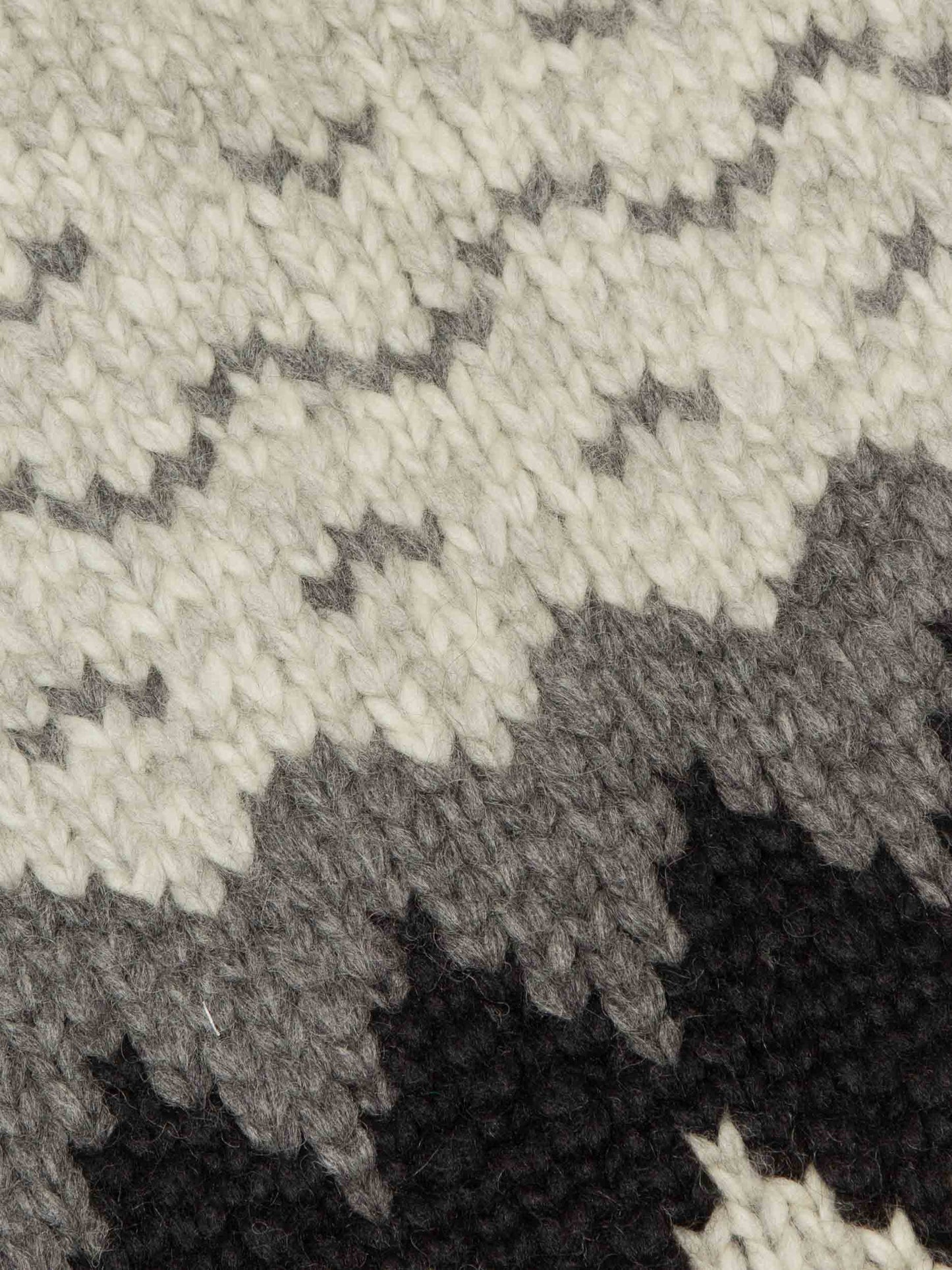 Vtg 1960s Heavy Cowichan Wool Sweater - Made in Canada (L)