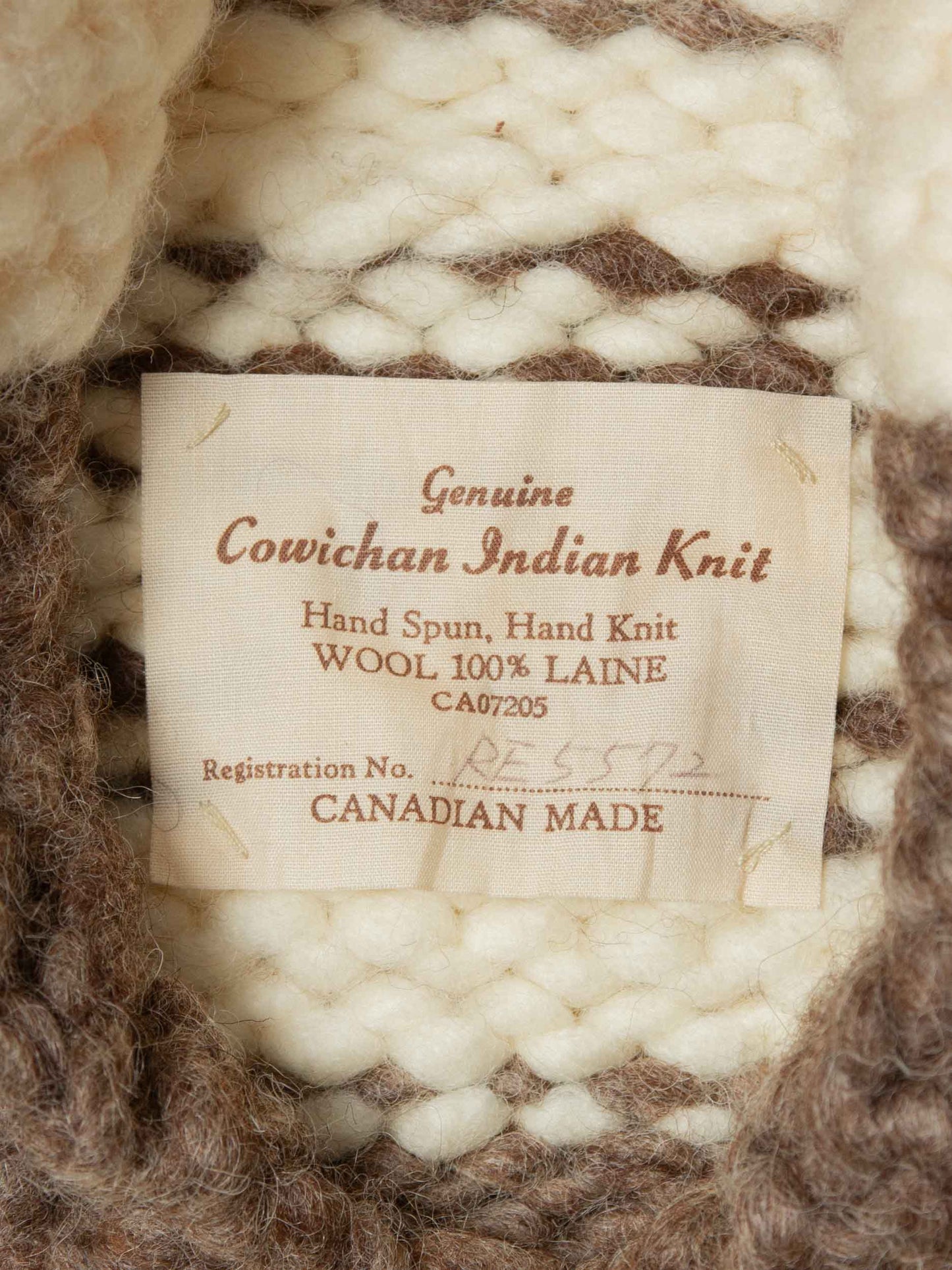 Vtg 1960s Pullover 'Thunderbird' Cowichan Sweater – Made in Canada (M/L)