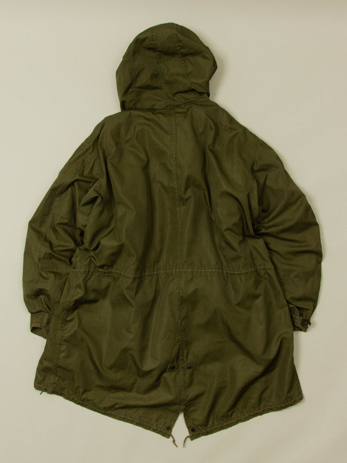 Vtg 1952 US Army M-51 Fishtail Parka w/ Liner (XL)