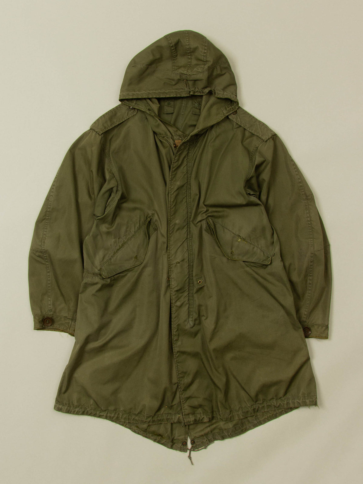 Vtg 1950s US Army M-51 Fishtail Parka (L)