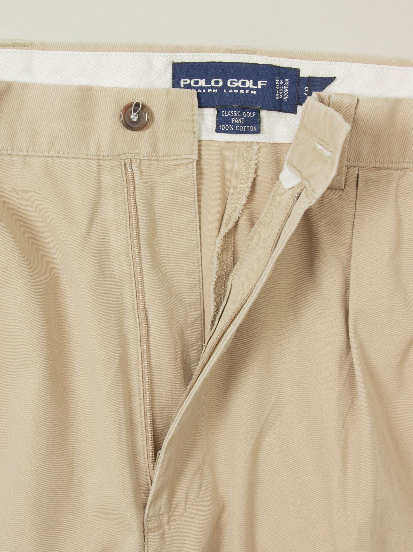 Vtg 1990s Pleated Polo Ralph Lauren Golf Trousers (36x29)