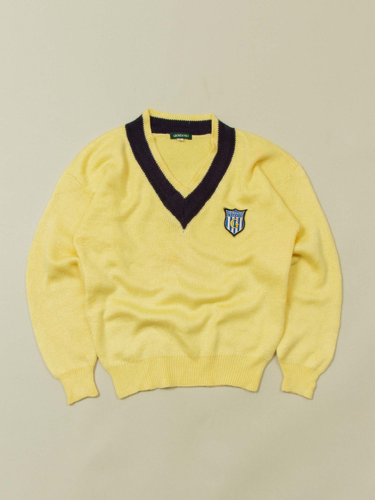 Vtg 1990s V-Neck Cricket Sweater (M)