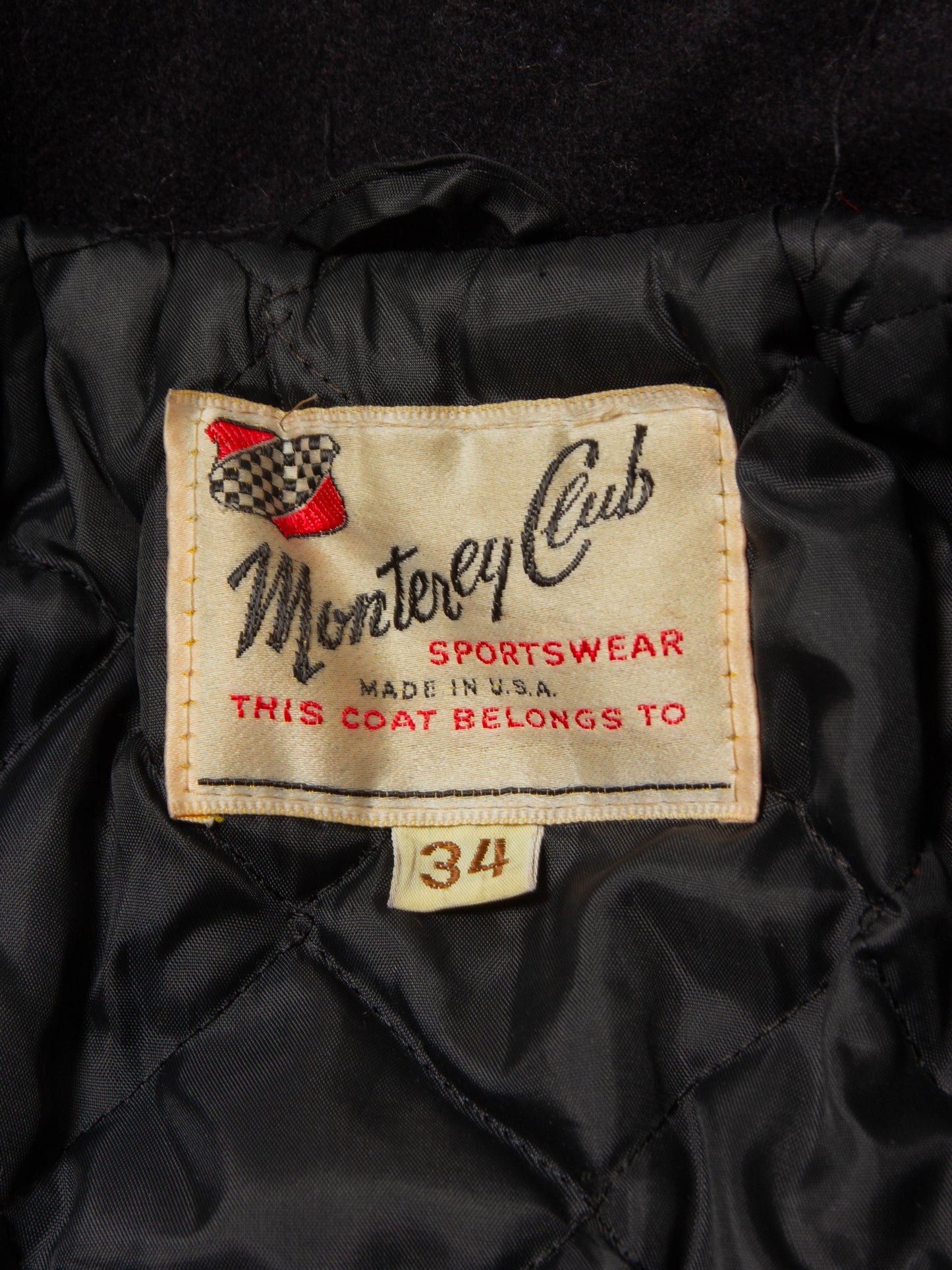 Vtg 1960s Monterey Club Wool Peacoat - Made in USA (XS)