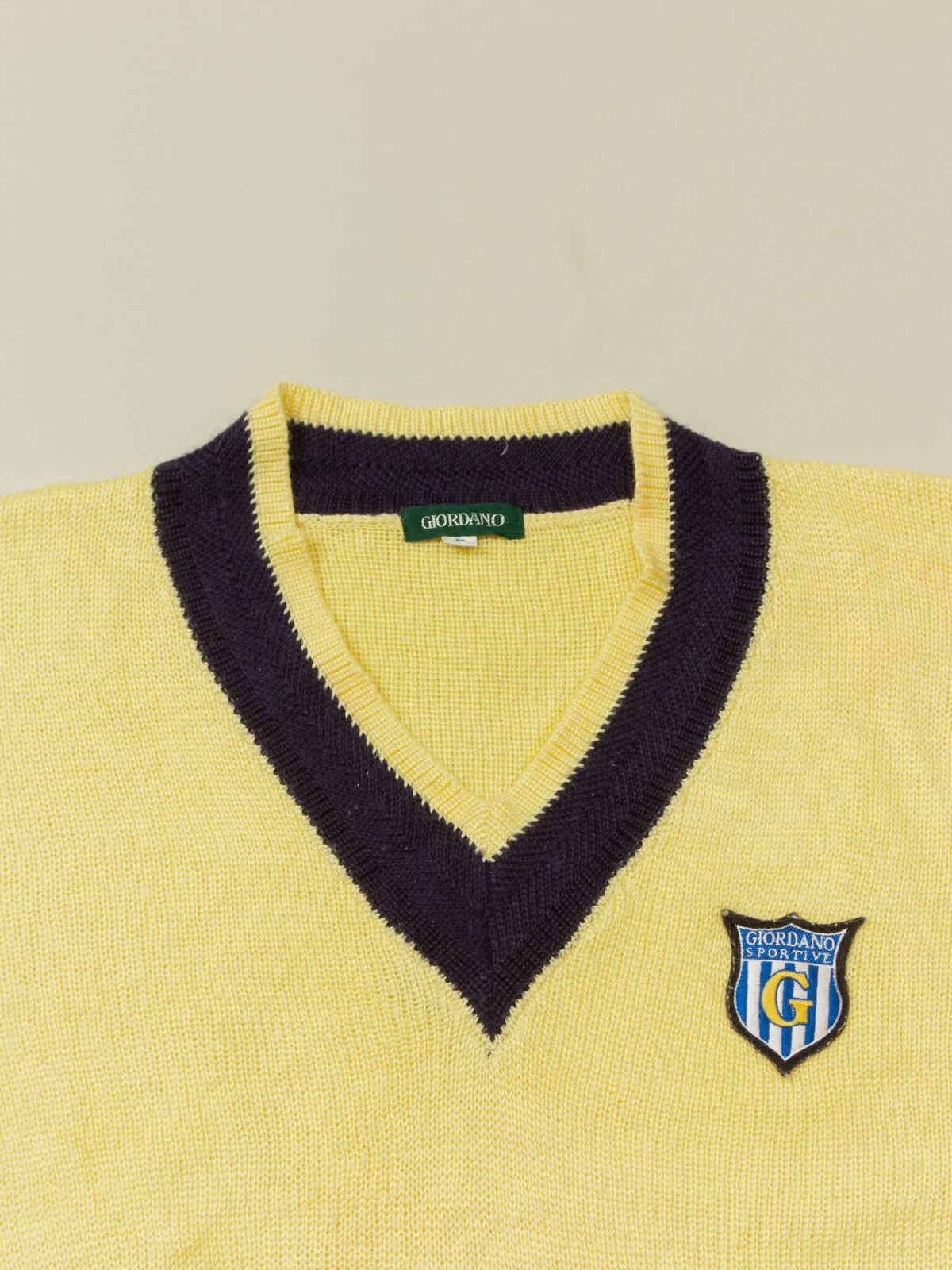 Vtg 1990s V-Neck Cricket Sweater (M)