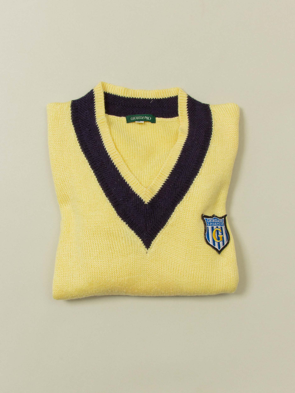 Vtg 1990s V-Neck Cricket Sweater (M)