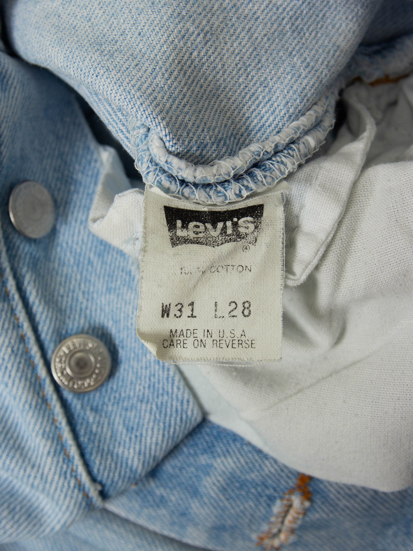 Vtg 1990s Levi's 501 Jeans - Made in USA (30x28)