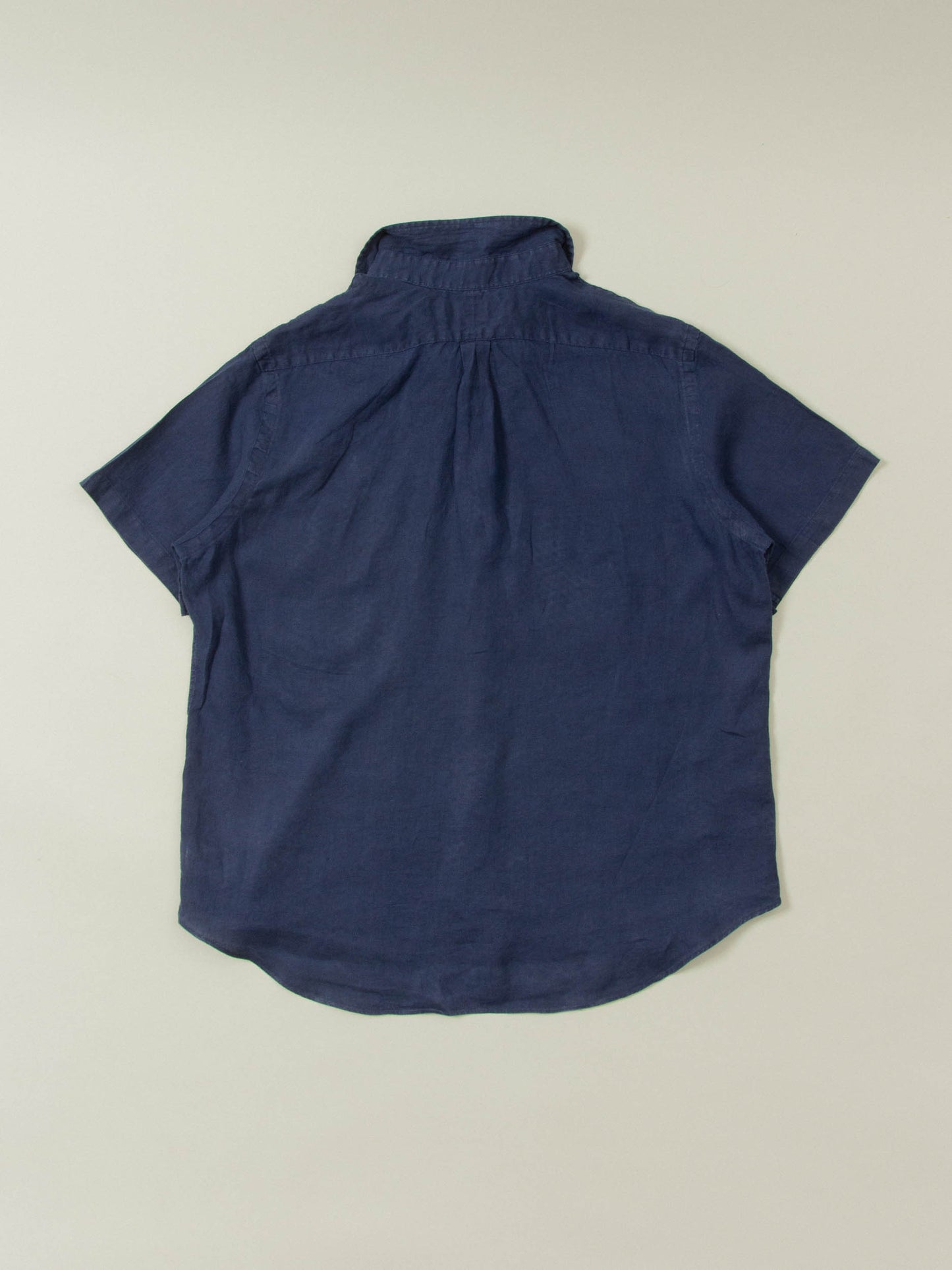 2000s Short Sleeve Ralph Lauren Linen Shirt (XL)