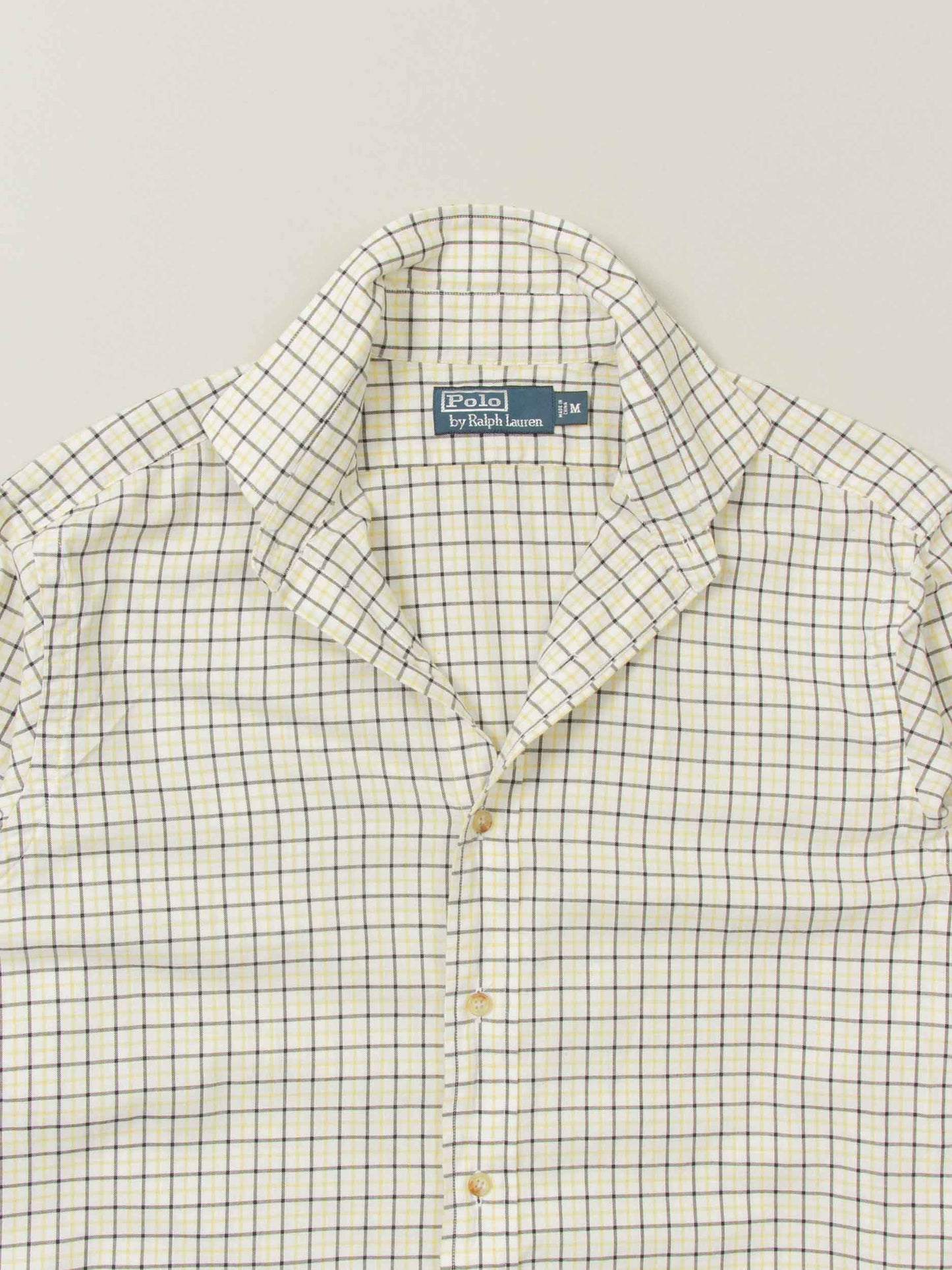 Vtg 1990s Checkered Ralph Lauren Shirt (M)