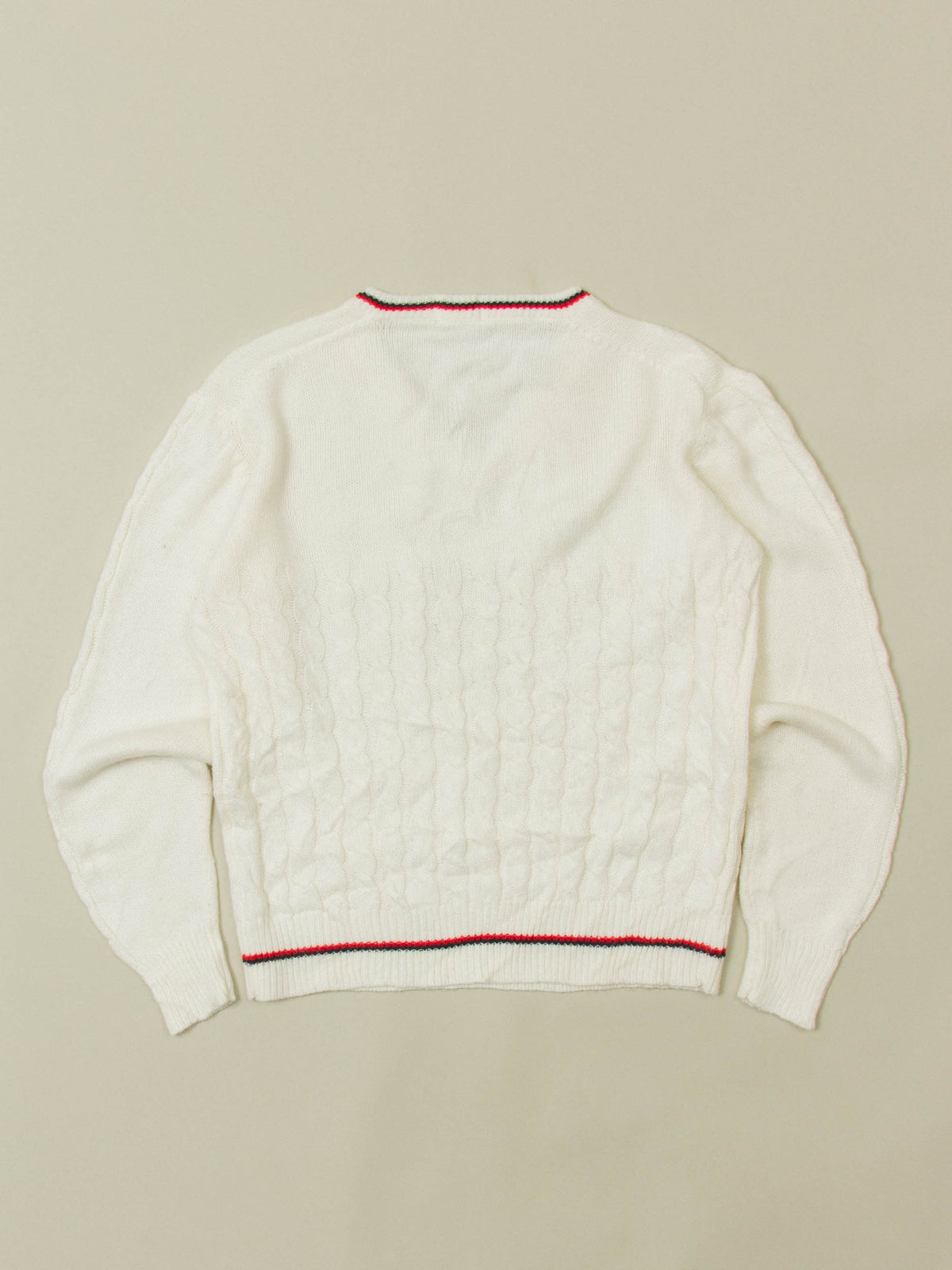 Vtg 1990s Izod V-Neck Cricket Sweater (M/L)