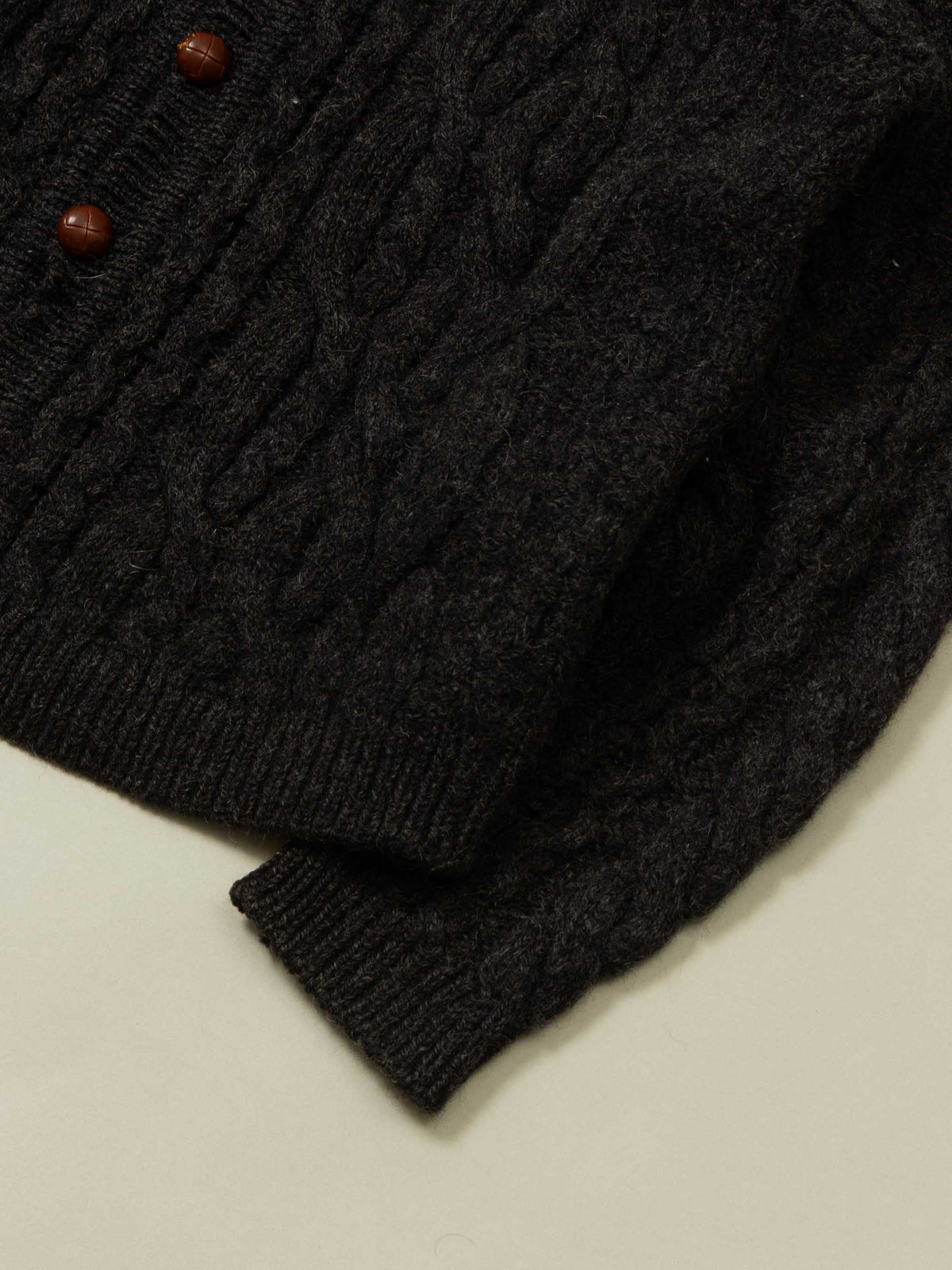 Vtg 1980s L.L. Bean Wool Cardigan – Made in Ireland (M)