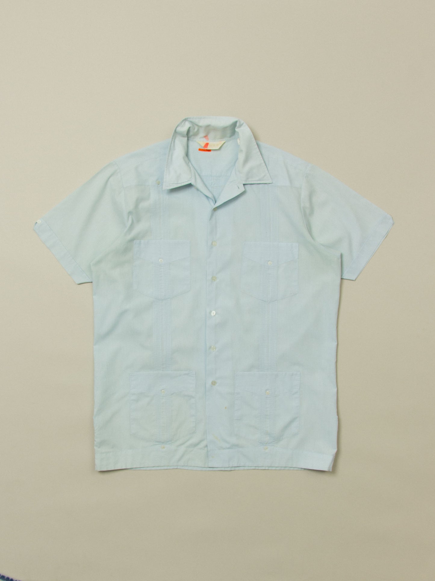 Vtg 1980s 'Supreme' Guayabera Cuban Shirt (XL)
