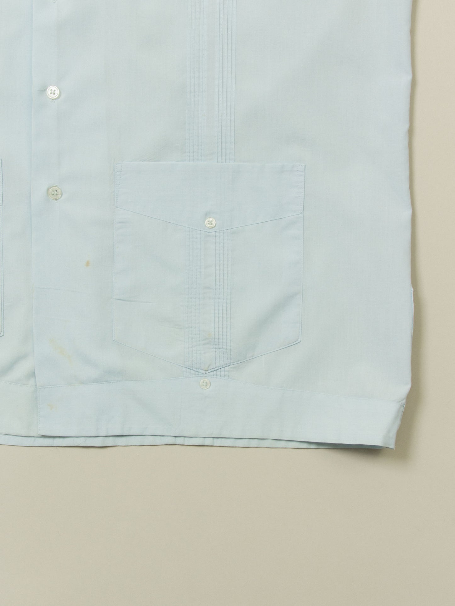 Vtg 1980s 'Supreme' Guayabera Cuban Shirt (XL)