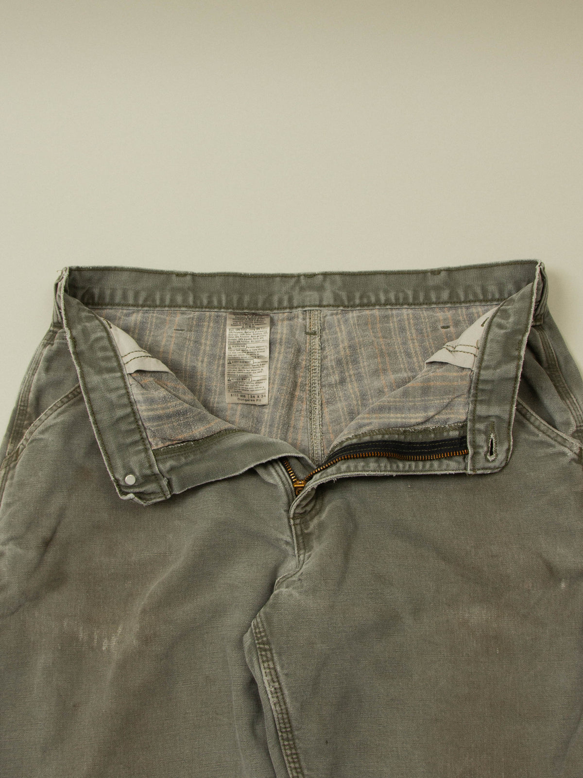 Vtg 1990s Carhartt Lined Carpenter Trousers (34x33)
