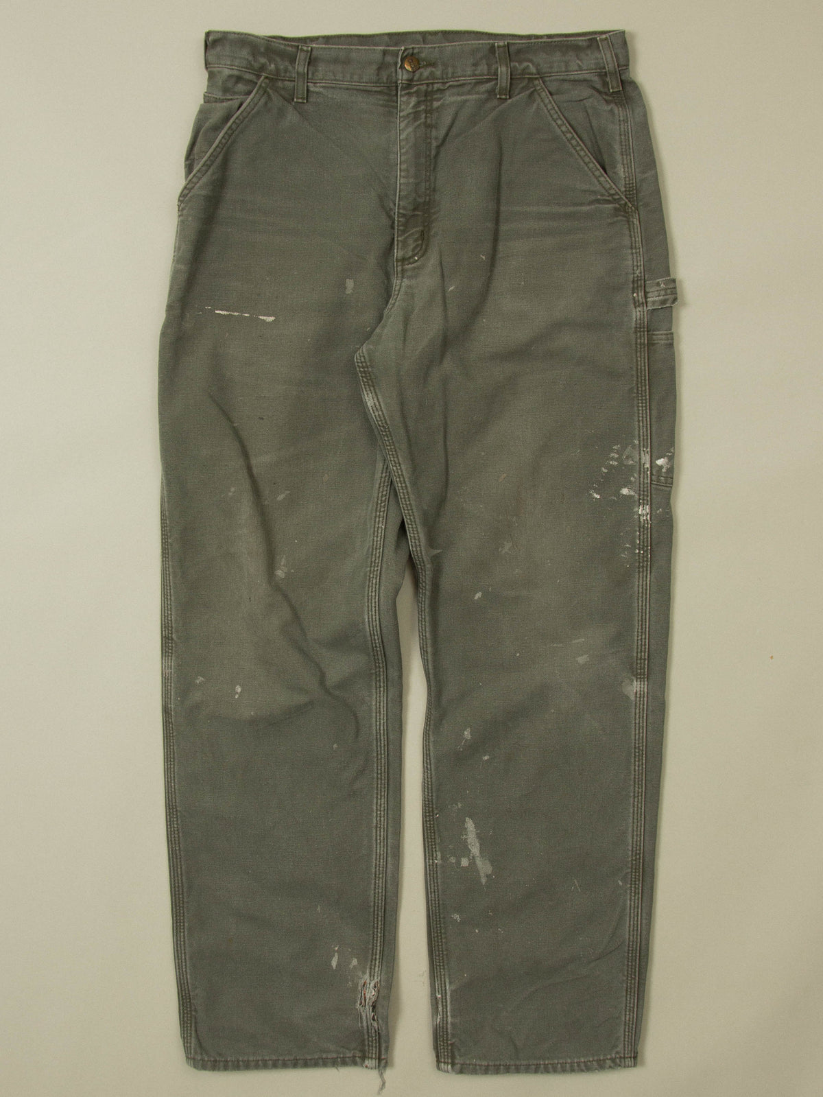 Vtg 1990s Carhartt Lined Carpenter Trousers (36x33)