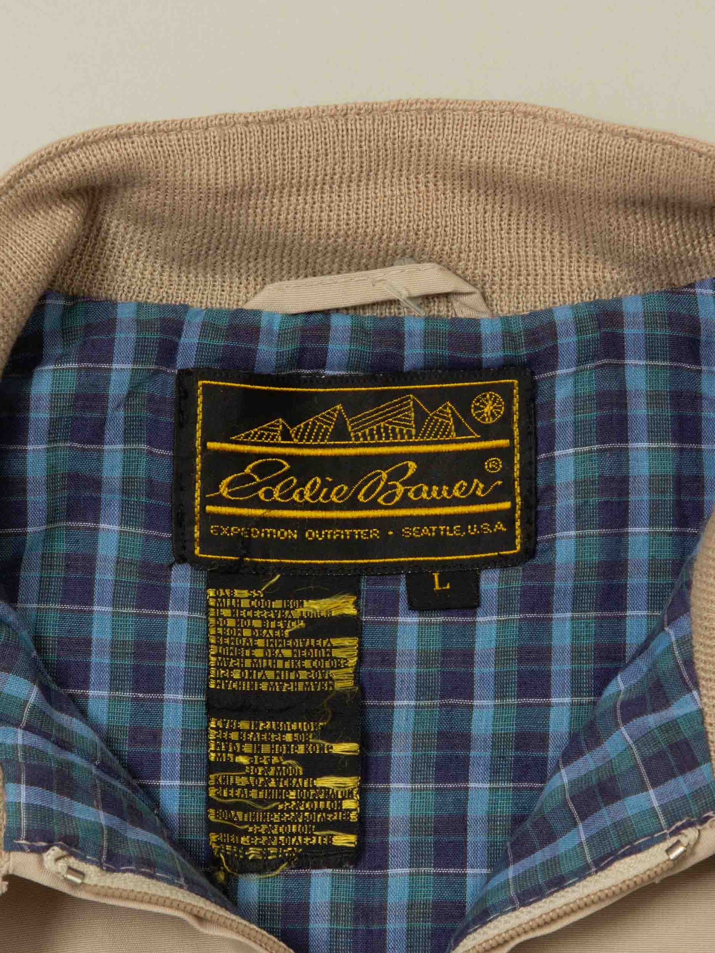 Vtg 1990s Eddie Bauer Lined Sports Jacket (L)