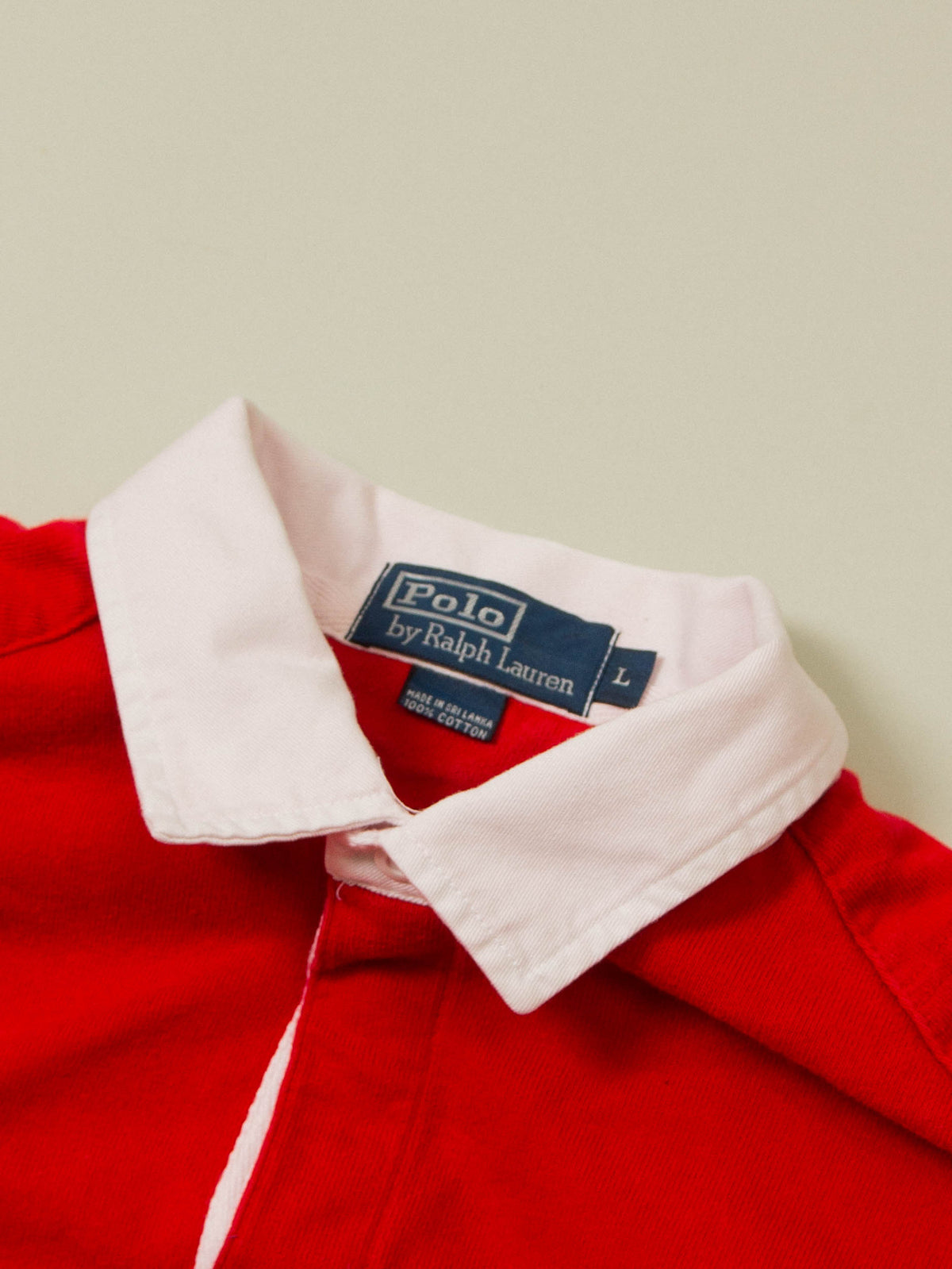 Vtg 1990s Ralph Lauren Rugby Shirt (L)