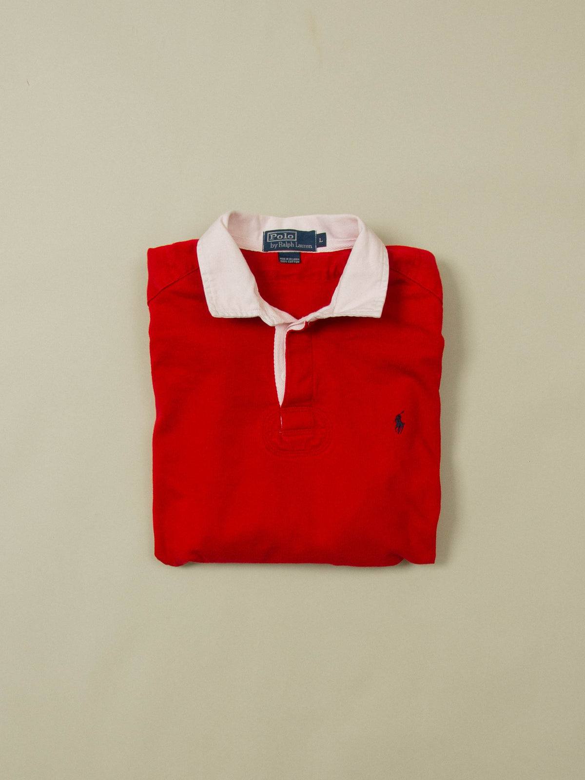Vtg 1990s Ralph Lauren Rugby Shirt (L)