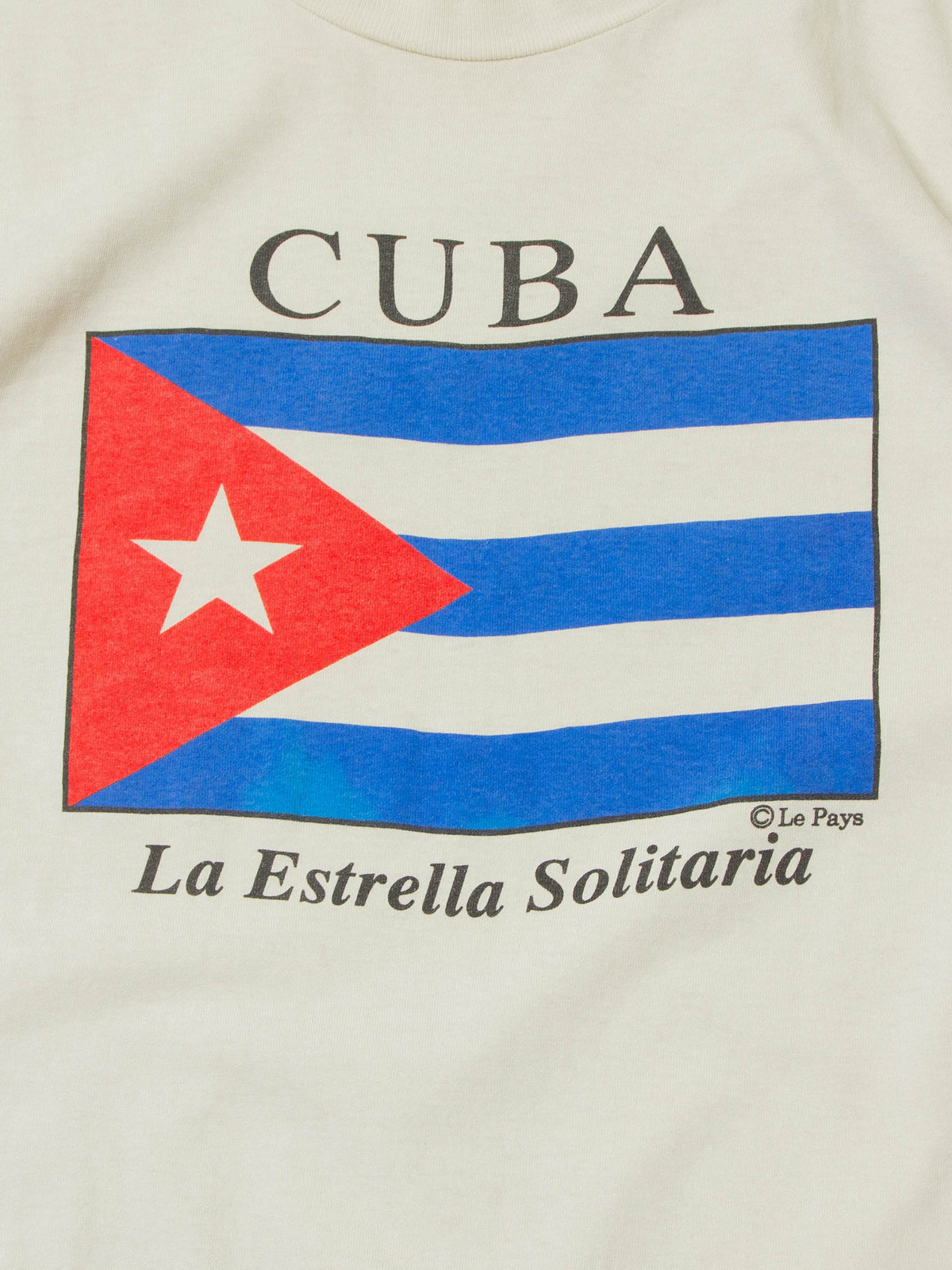 Vtg 1990s Cuba Souvenir Single Stitch Tee (L)