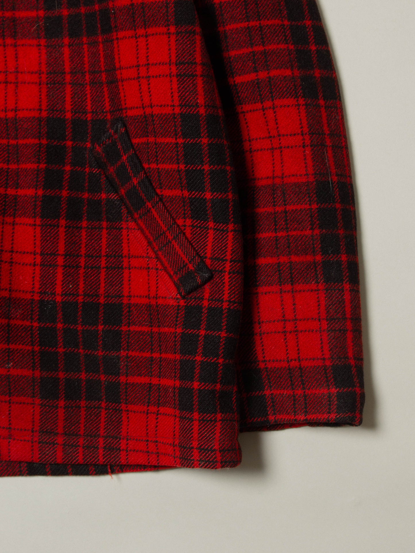 Vtg 1950s Woolrich Buffalo Plaid Hunting Jacket (XS)