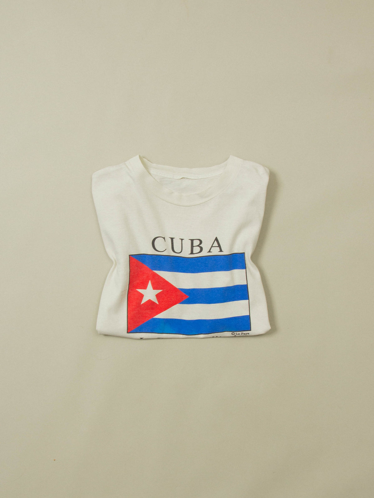 Vtg 1990s Cuba Souvenir Single Stitch Tee (L)