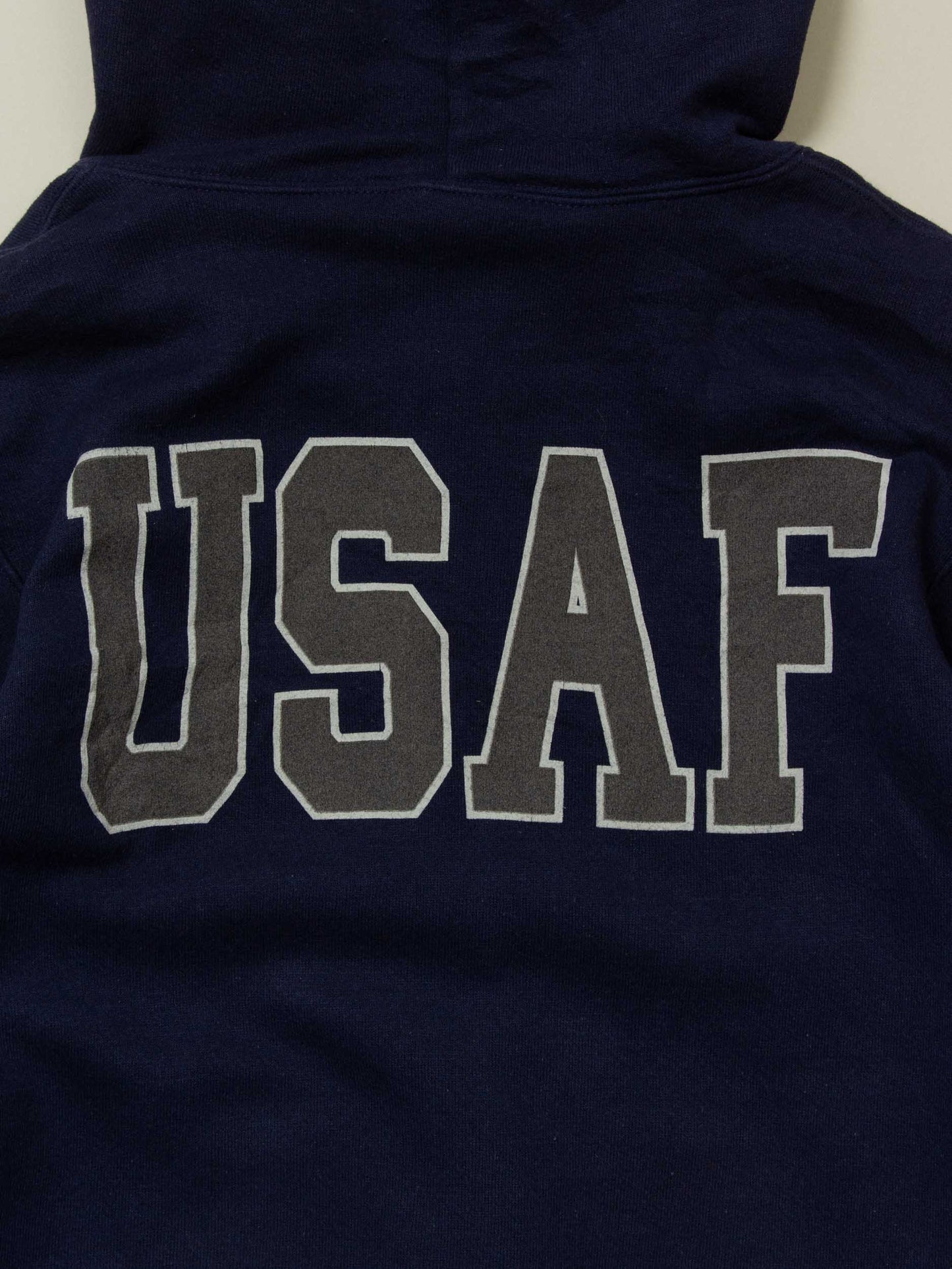 Vtg 1990s US Air Force Reflective Zip-Up Hoodie (M)