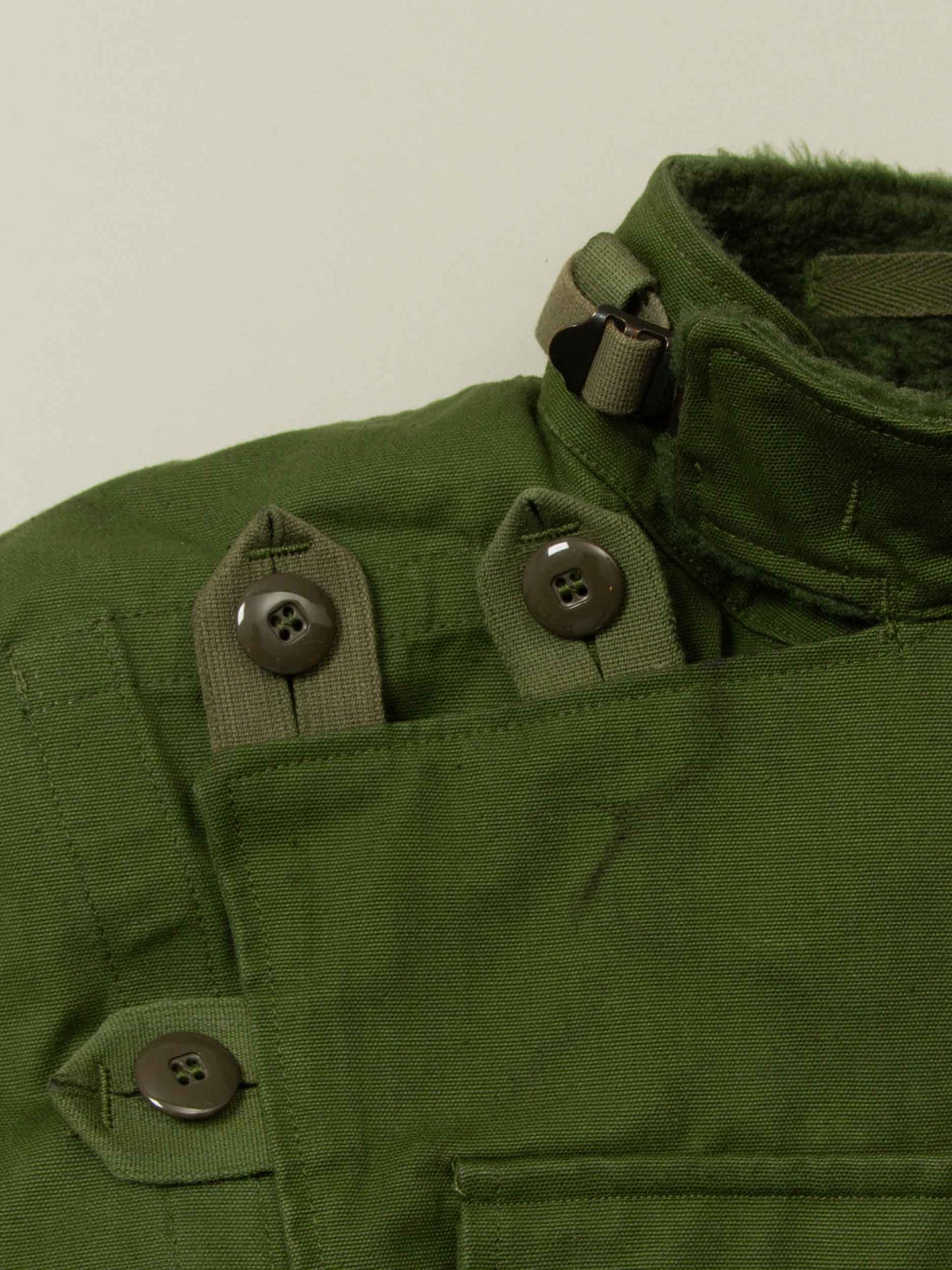 Vtg 1960s Rare Swedish Army Motorcycle Dispatch Jacket (M)