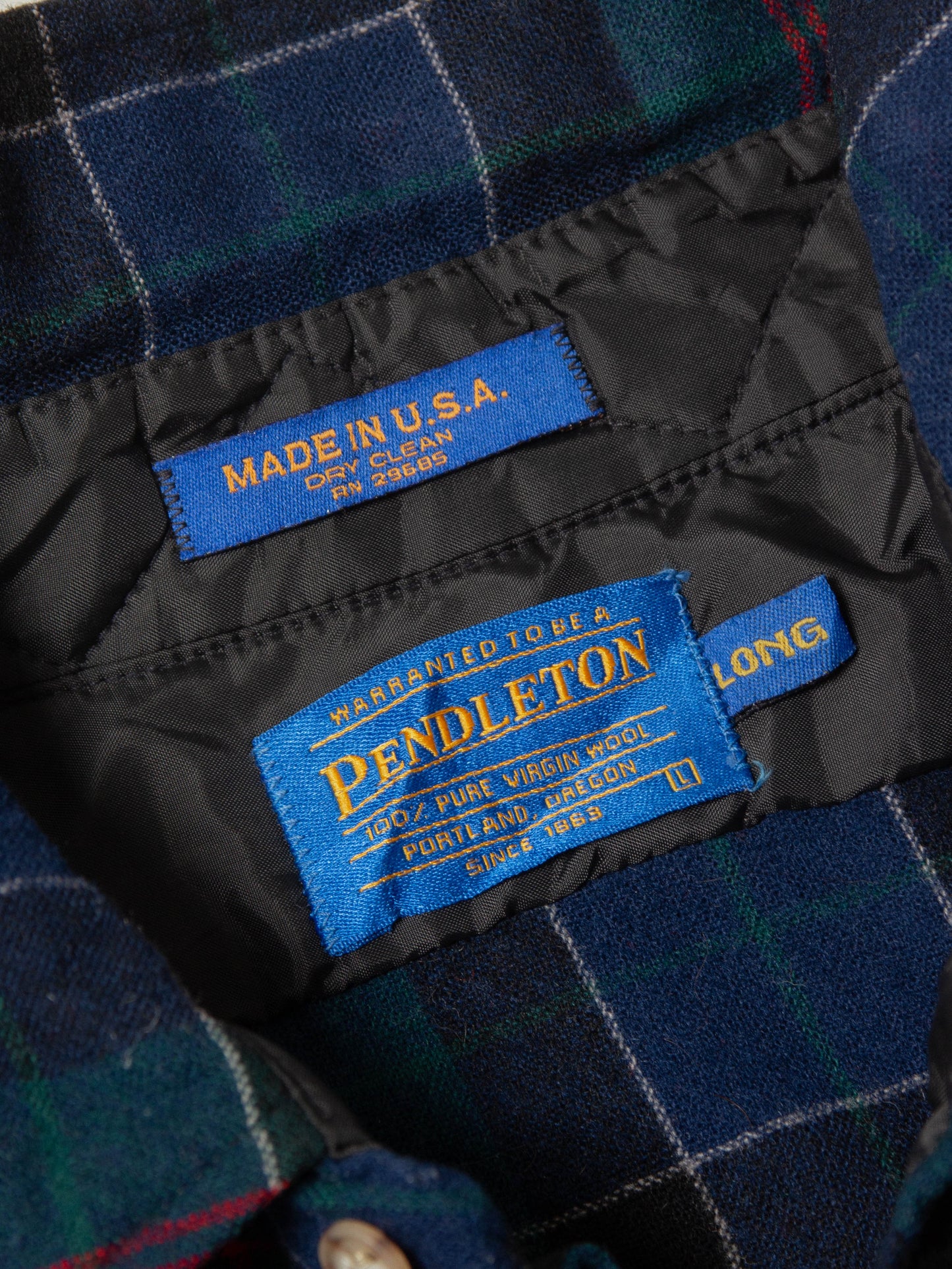 Vtg 1980s Pendleton Wool Shirt – Made in USA (L)