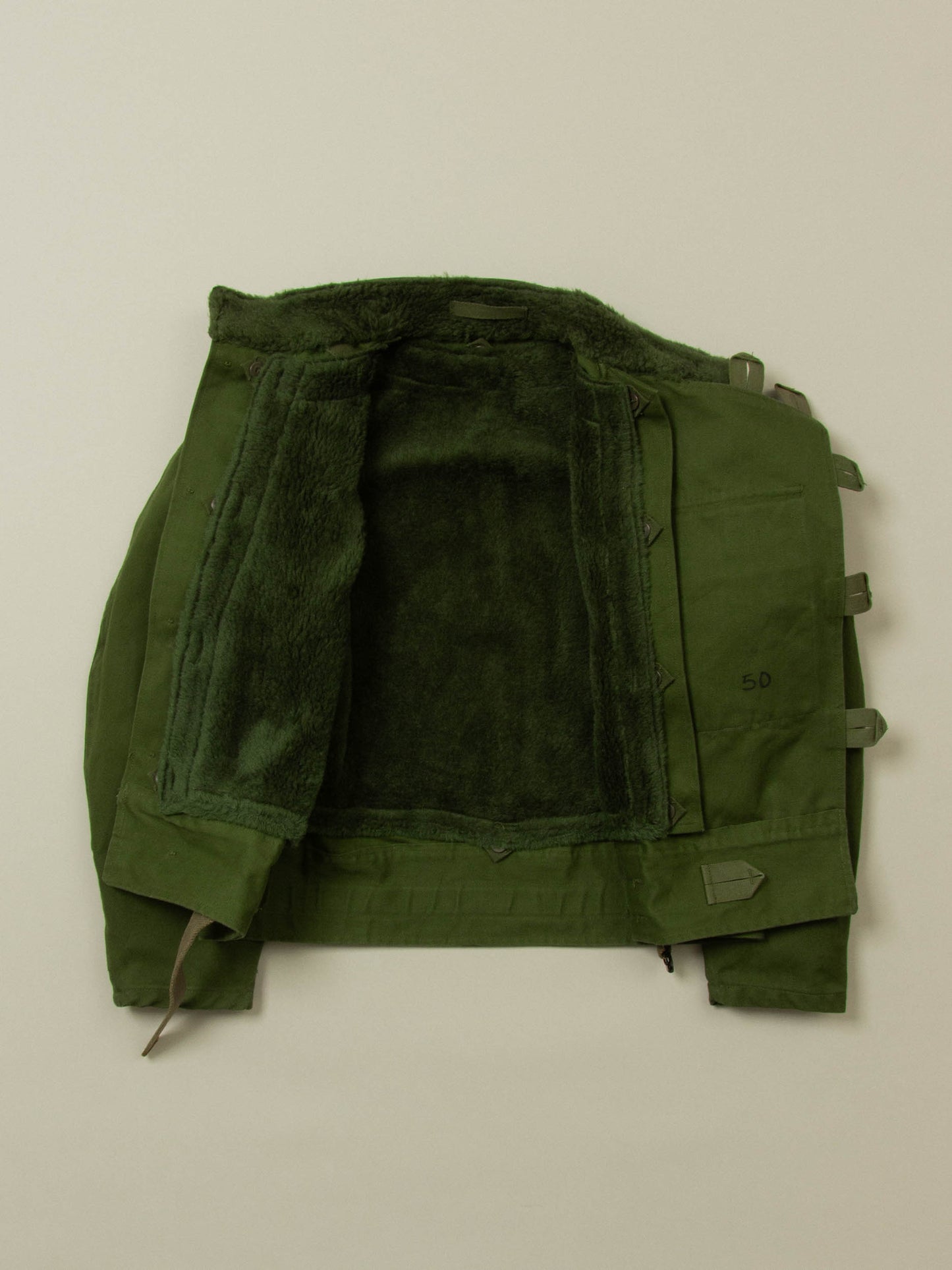 Vtg 1960s Rare Swedish Army Motorcycle Dispatch Jacket (M)