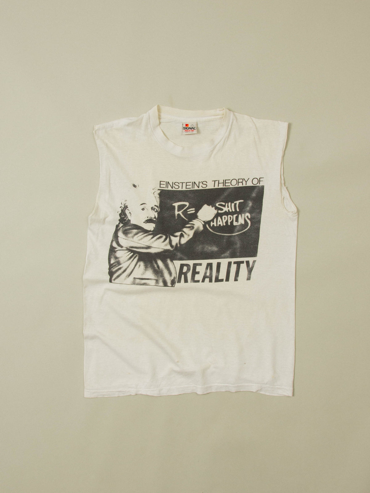 Vtg 1980s Einstein Graphic Single Stitch  - Made in USA (M)