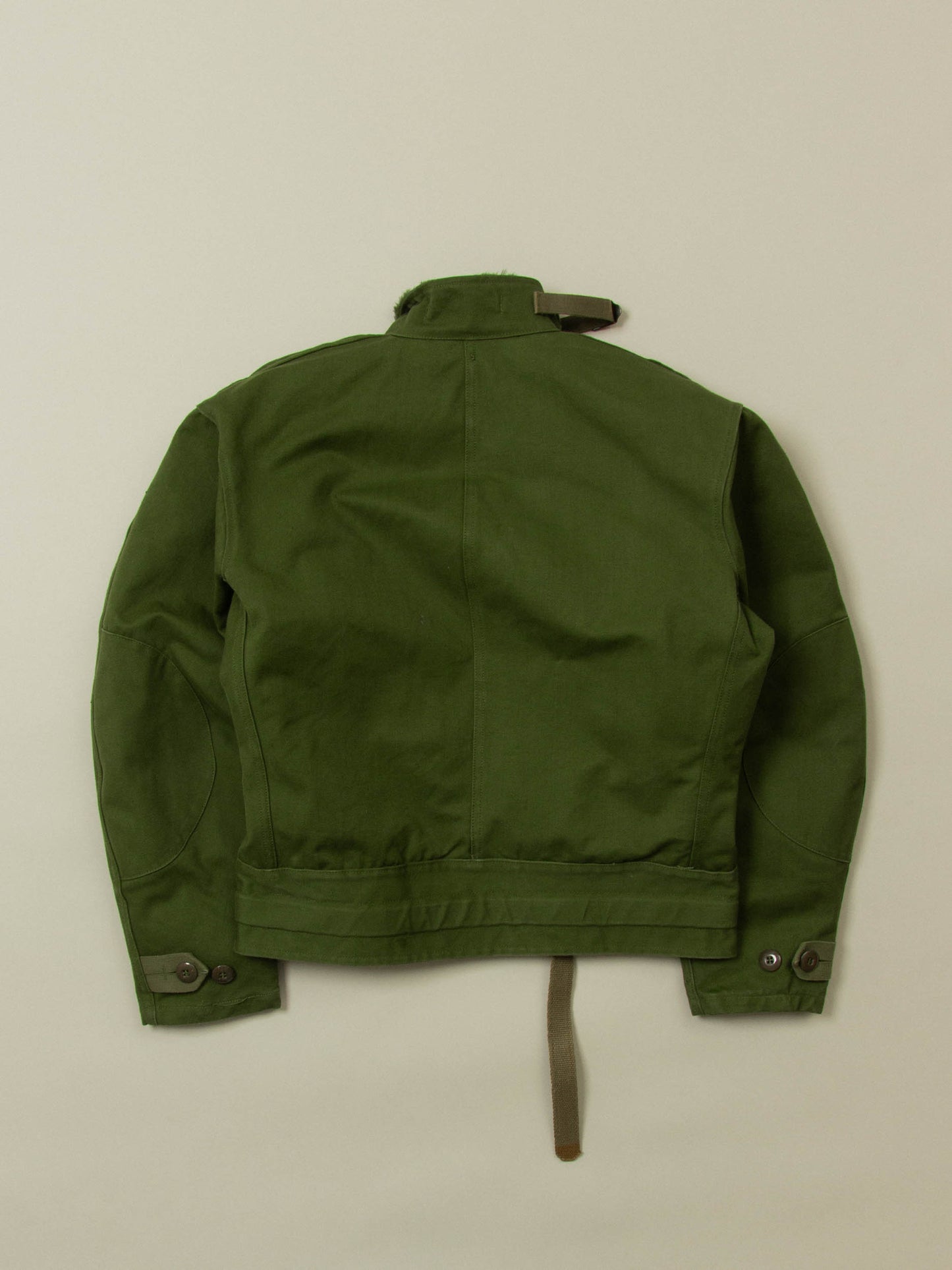 Vtg 1960s Rare Swedish Army Motorcycle Dispatch Jacket (M)