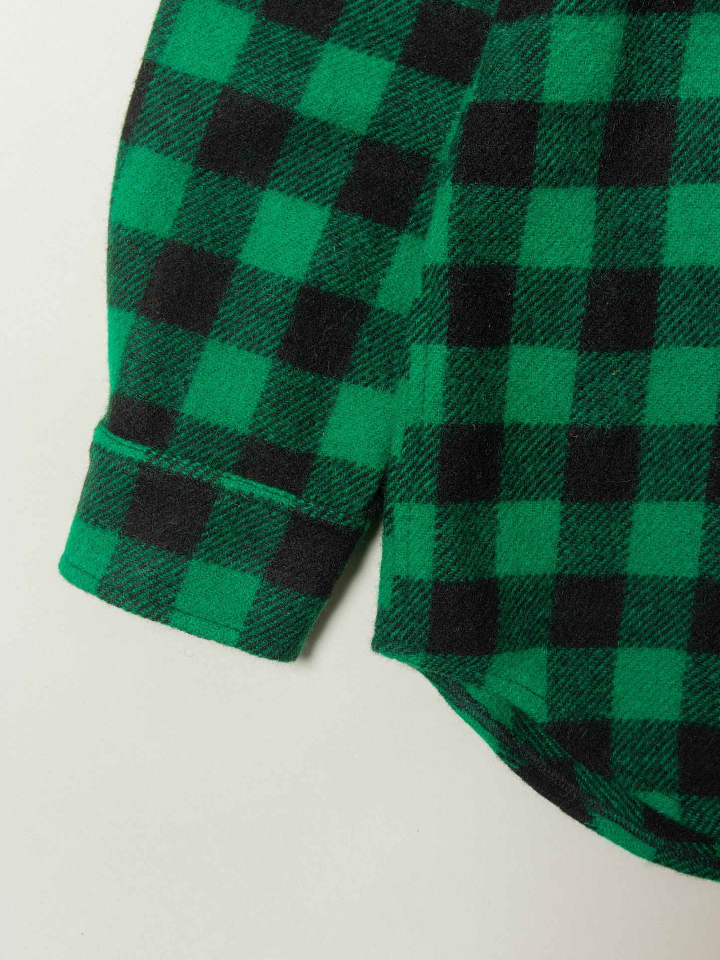 Vtg 1980s Plaid Wool Shirt - Made in USA (4XL)