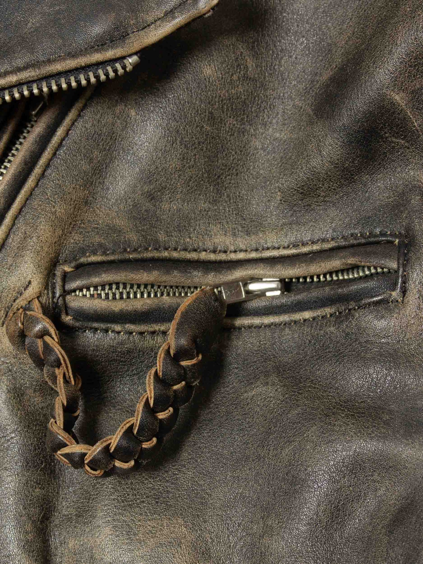 Vtg 1980s Harley-Davidson Leather Motorcycle Jacket – Made in USA (L)
