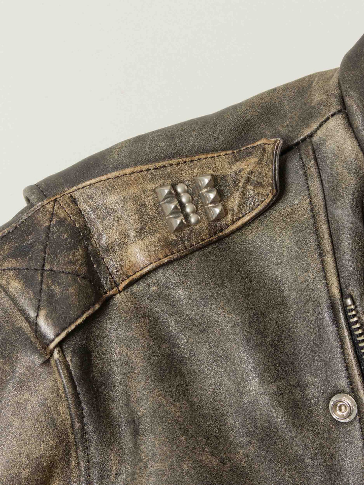 Vtg 1980s Harley-Davidson Leather Motorcycle Jacket – Made in USA (L)