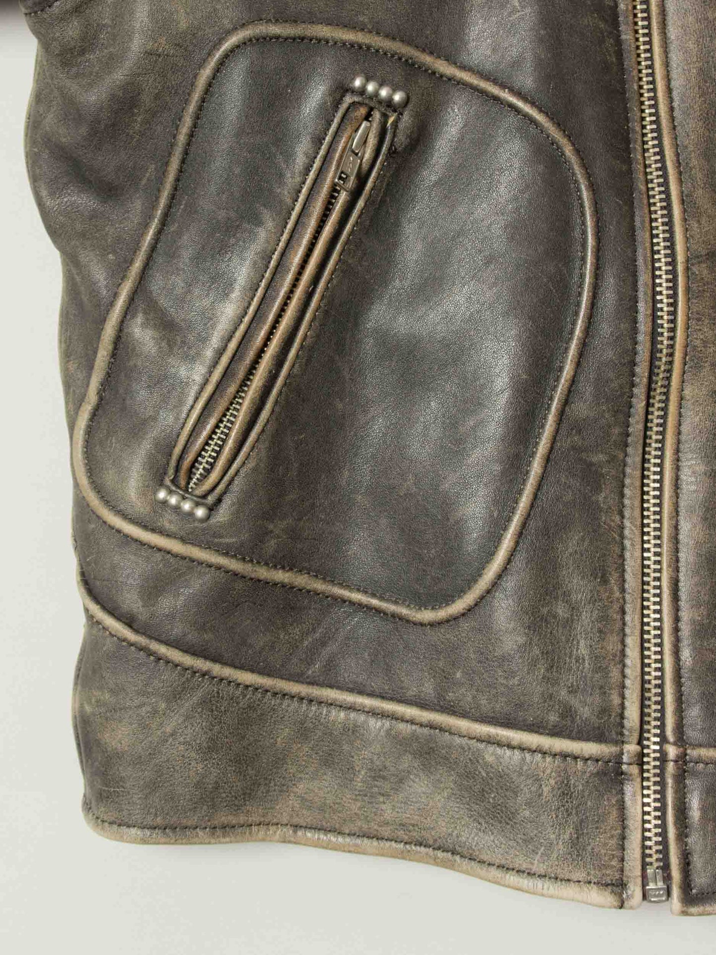 Vtg 1980s Harley-Davidson Leather Motorcycle Jacket – Made in USA (L)