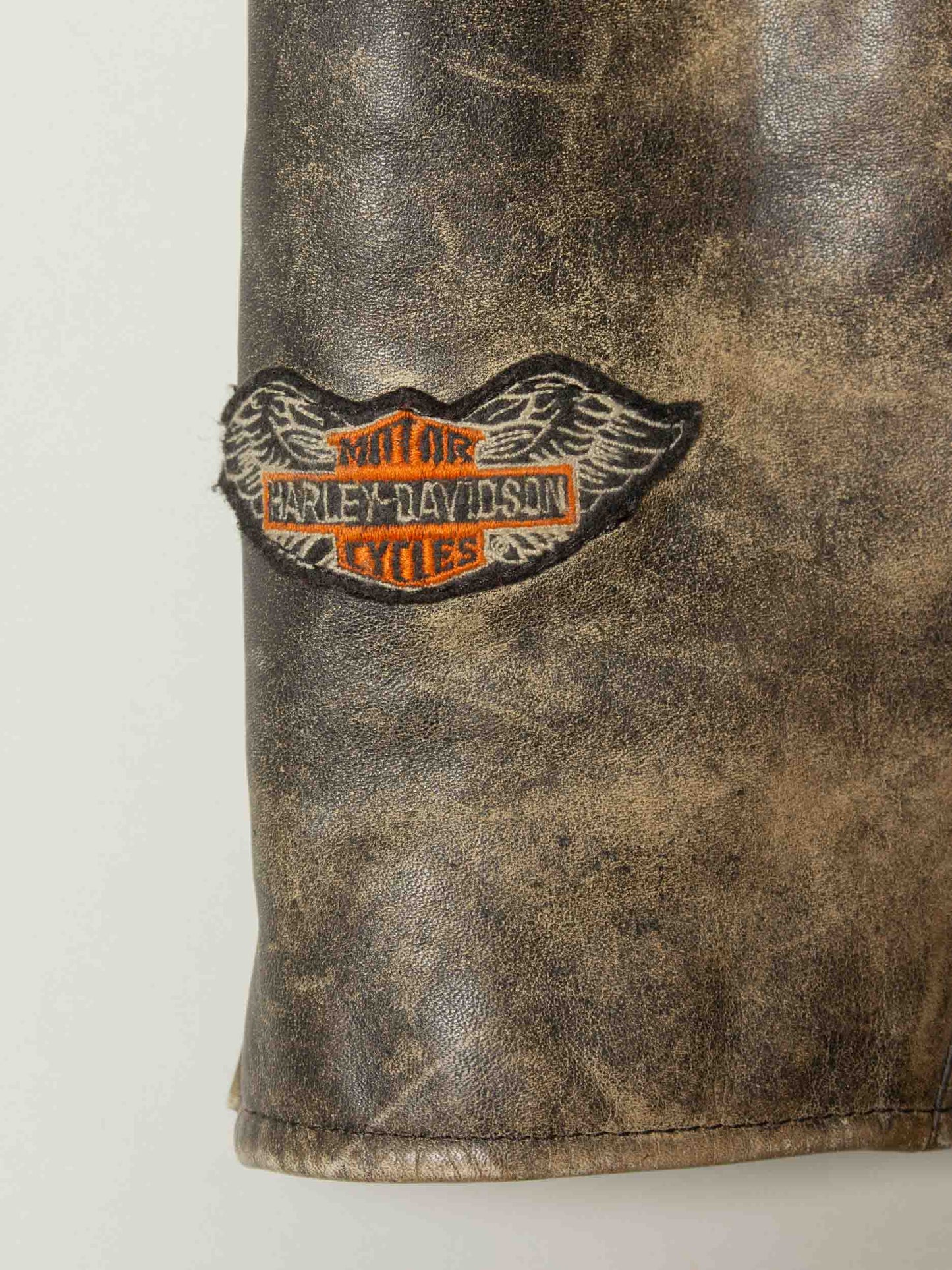Vtg 1980s Harley-Davidson Leather Motorcycle Jacket – Made in USA (L)