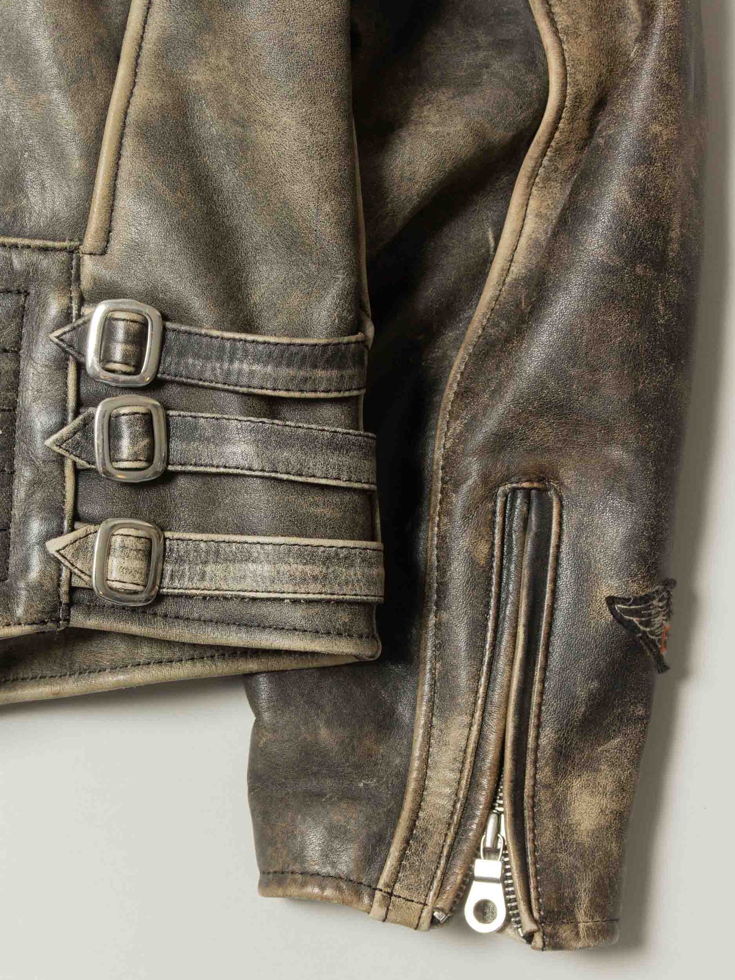 Vtg 1980s Harley-Davidson Leather Motorcycle Jacket – Made in USA (L)