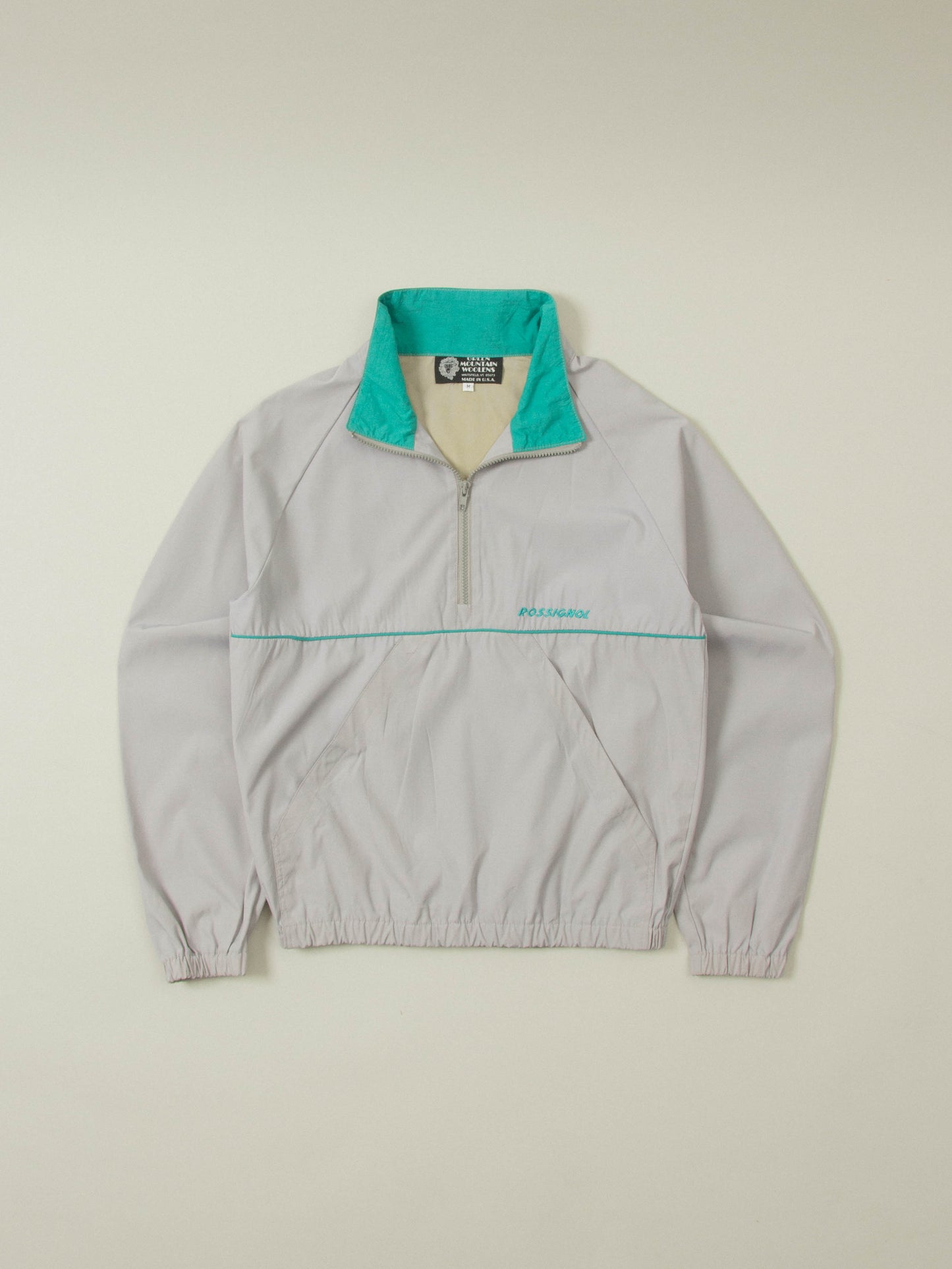 Vtg 1990s Half Zip Windbreaker - Made in USA (M)