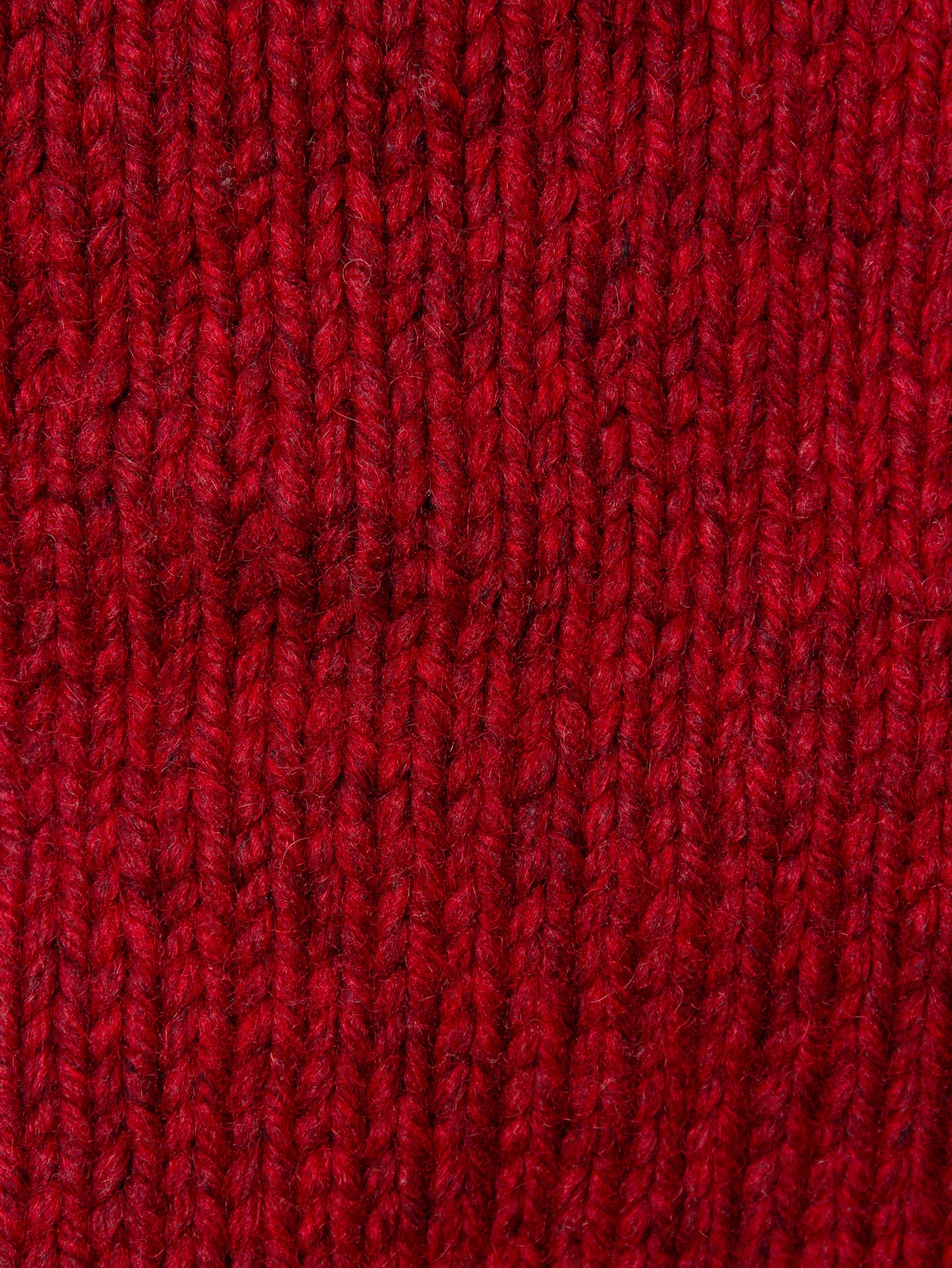 Vtg 1960s Burgundy Cowichan Wool Sweater (S)