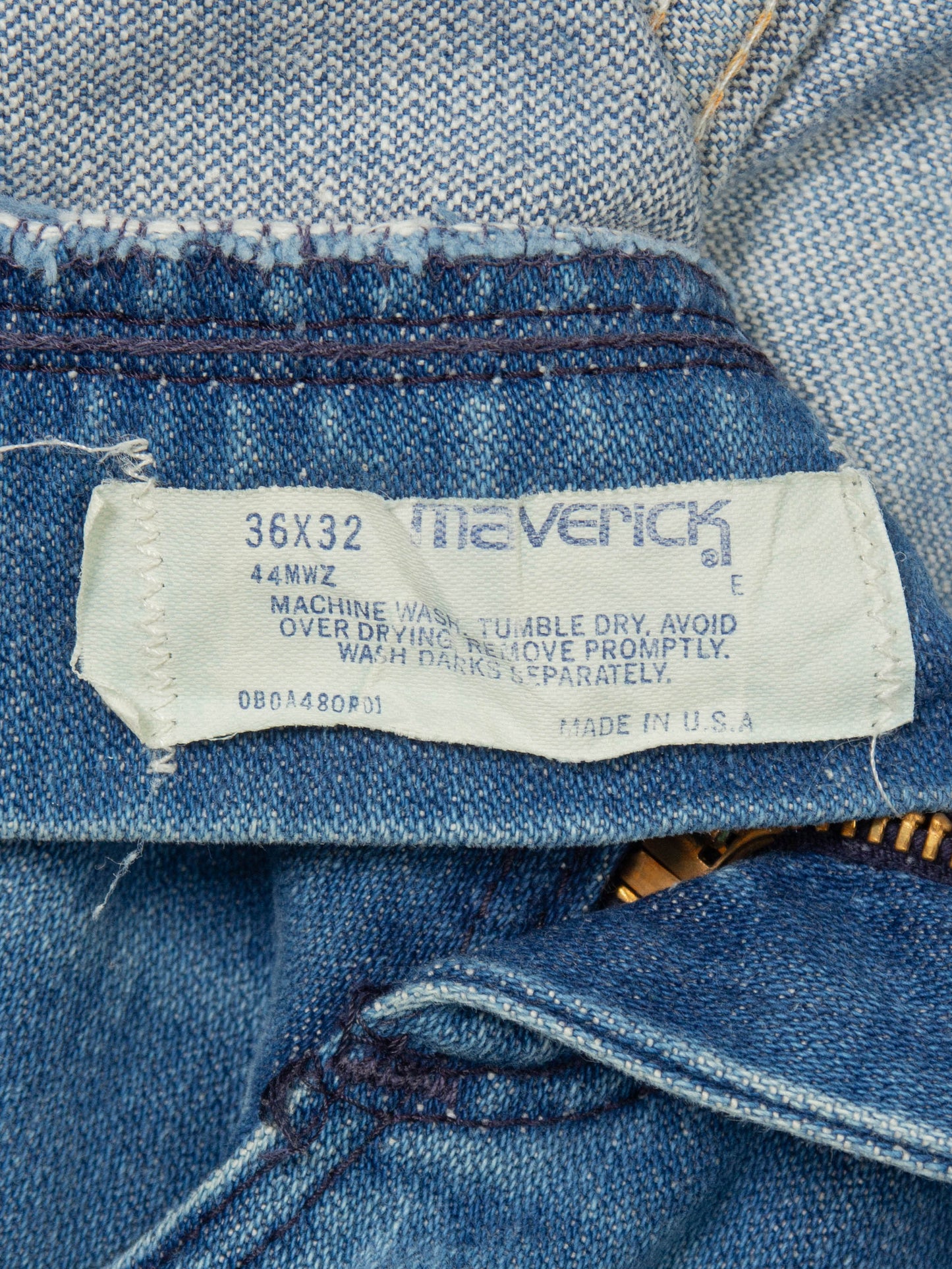 Vtg 1980s Maverick Jeans - Made in USA (36x33)
